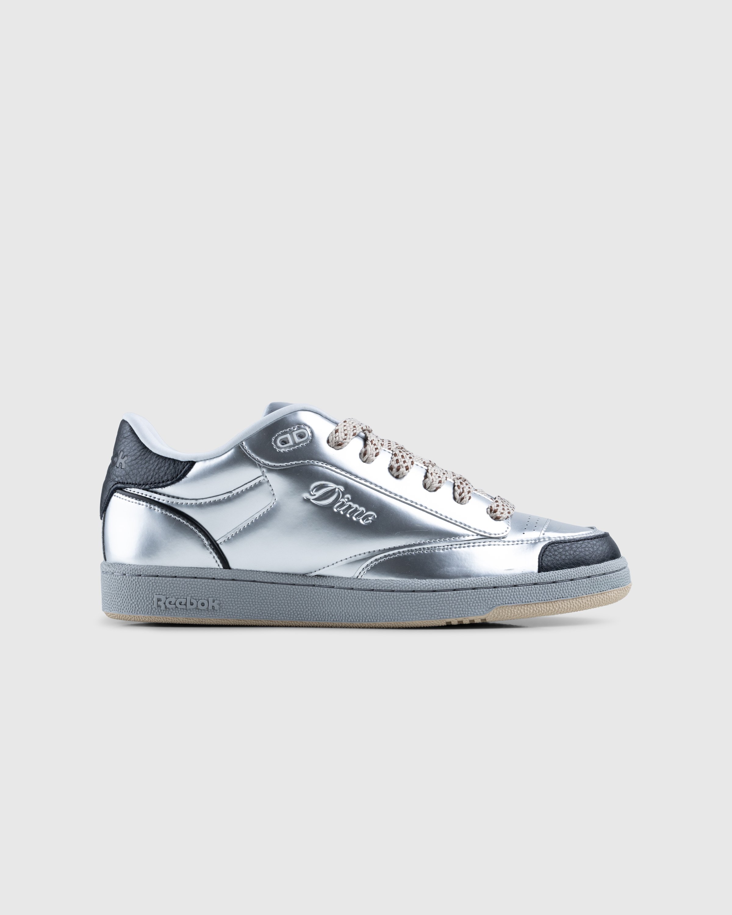 Reebok x Dime - Club C Bulc Shoes Silver/Beige - Footwear - Silver - Image 1