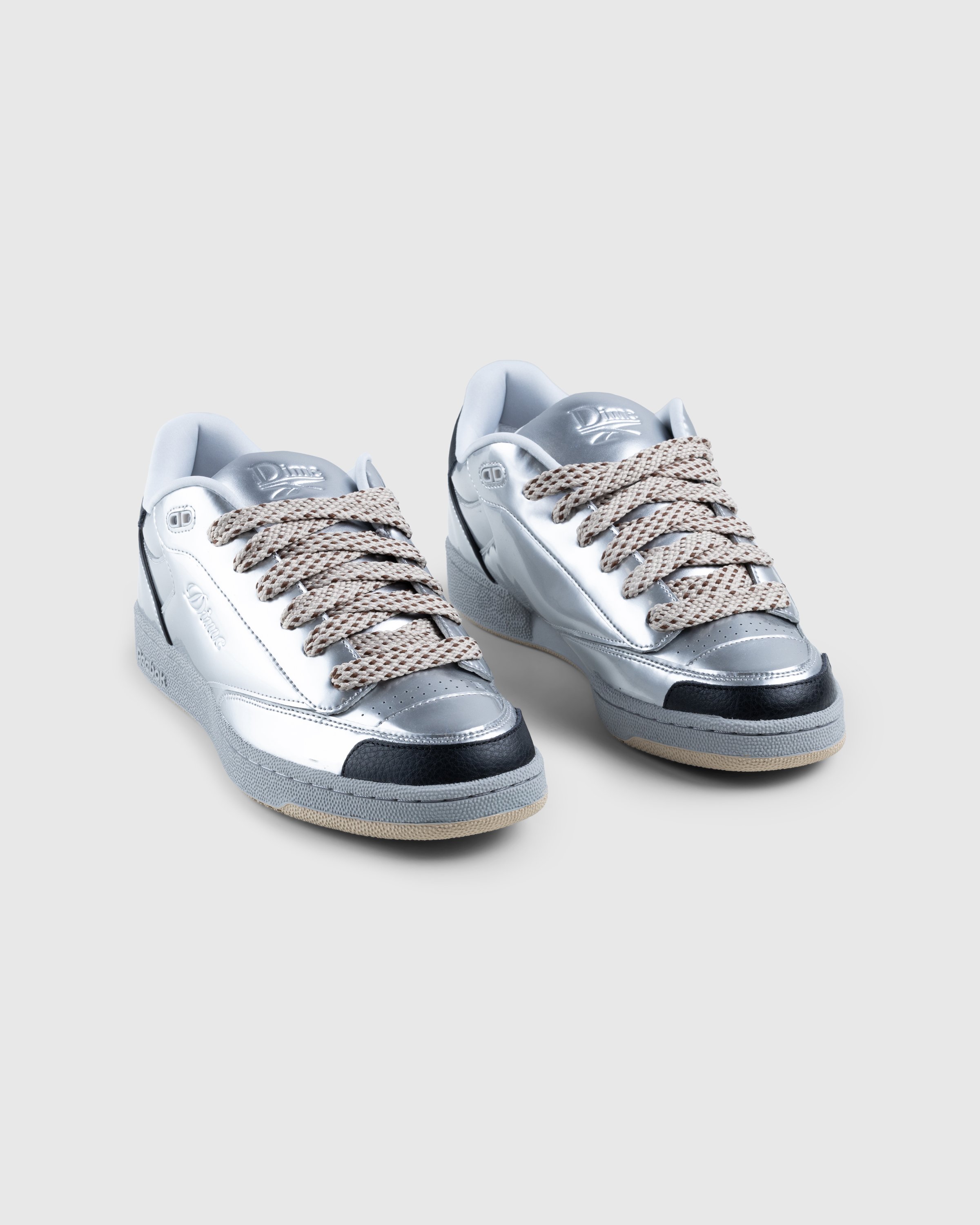 Reebok x Dime - Club C Bulc Shoes Silver/Beige - Footwear - Silver - Image 3