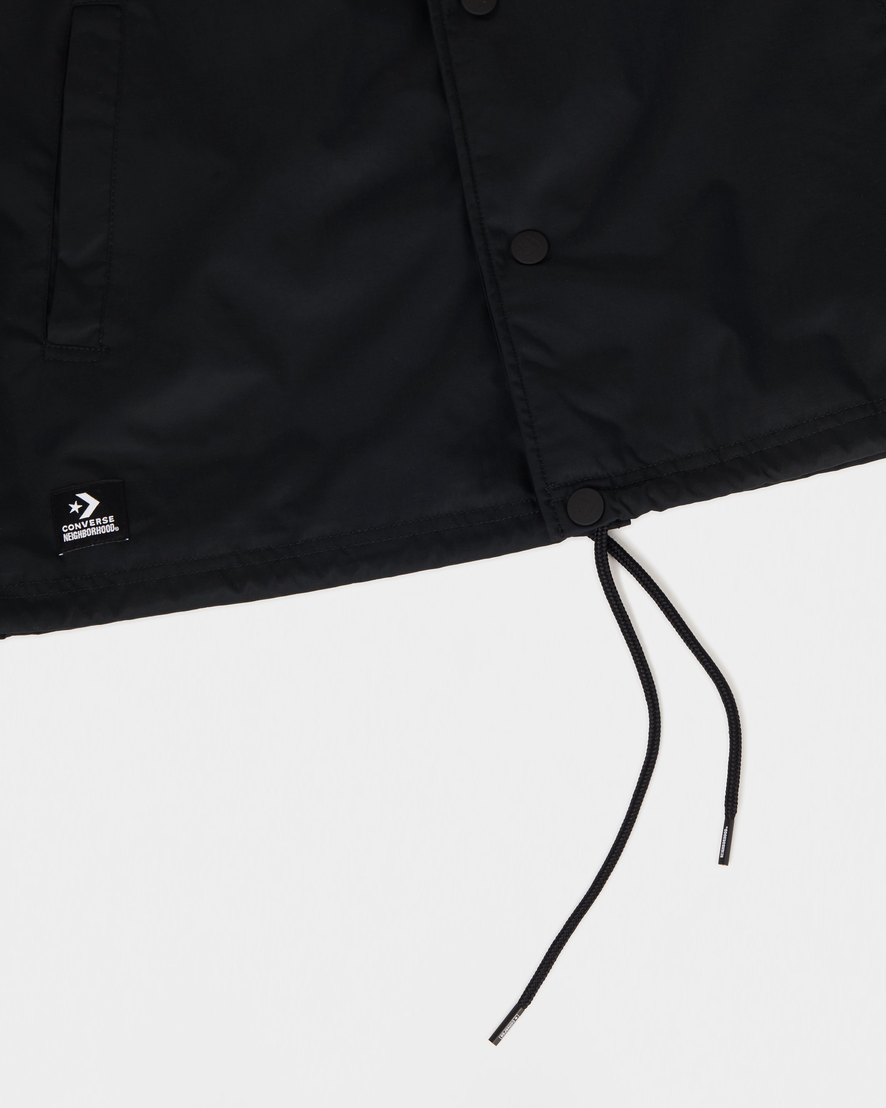Converse x NBHD - Black Coaches Jacket - Clothing - Black - Image 5