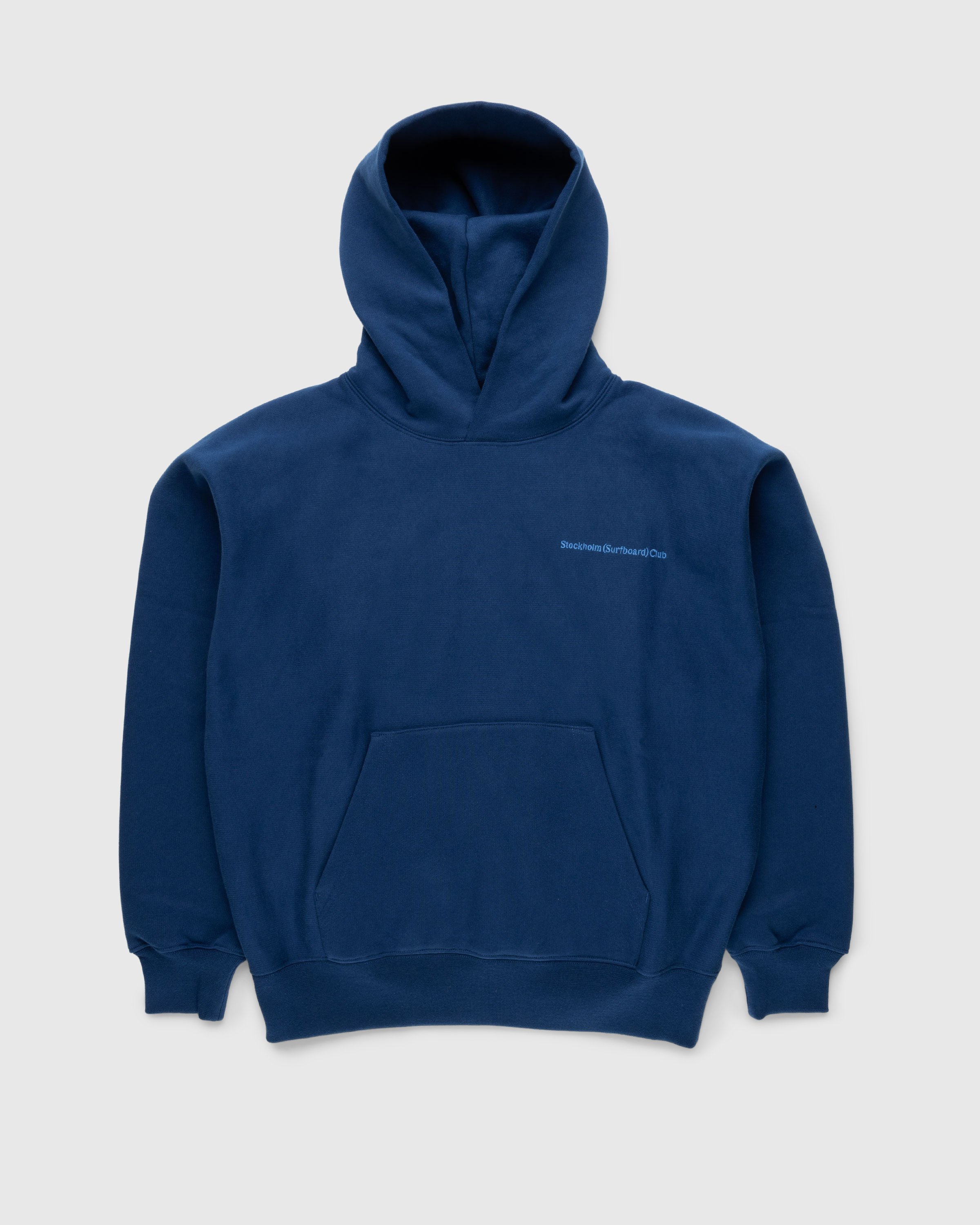 Stockholm Surfboard Club - Jes Hoodie Midnight Blue - Clothing - Blue - Image 1