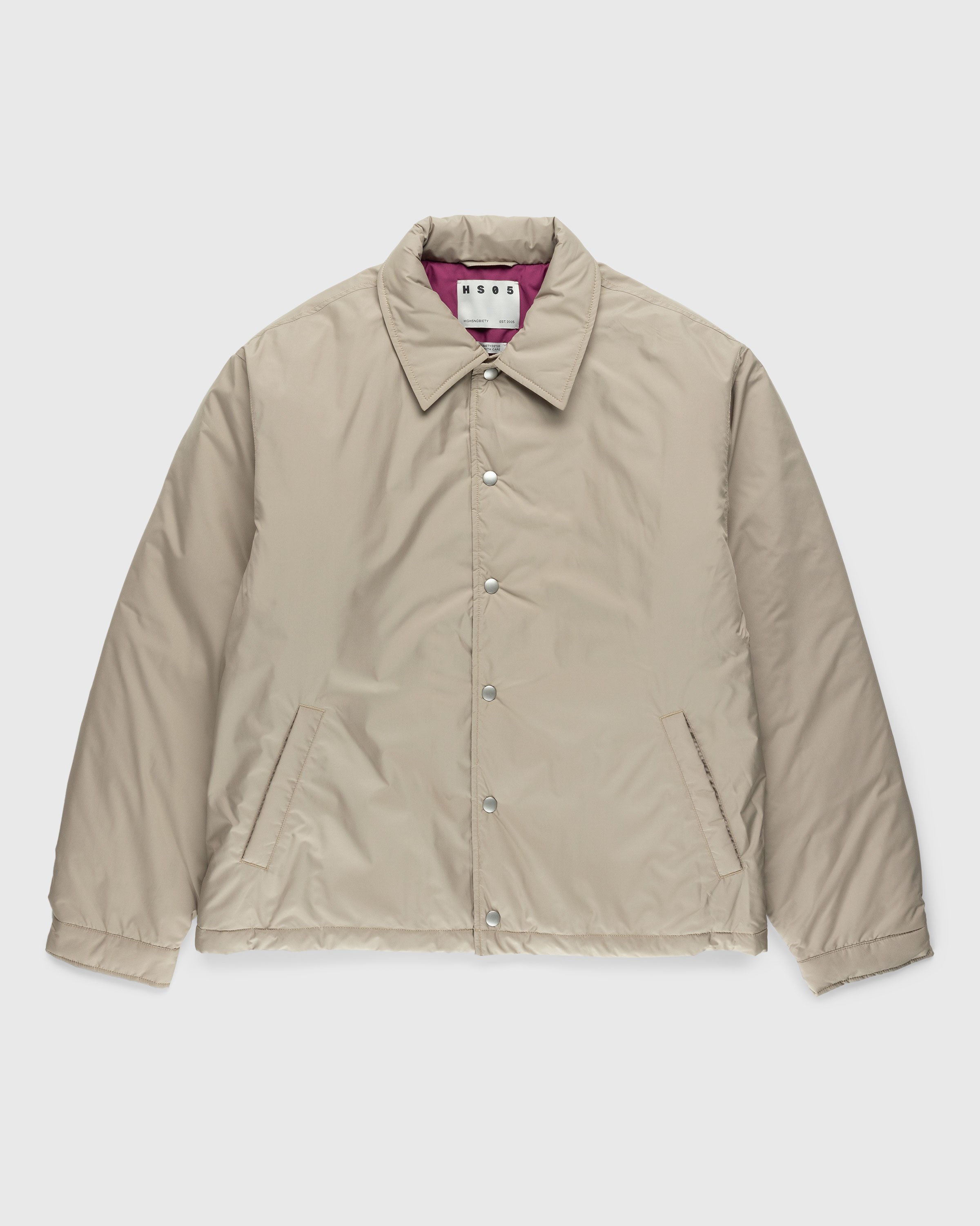Highsnobiety HS05 - Light Insulated Eco-Poly Jacket Beige - Clothing - Beige - Image 1