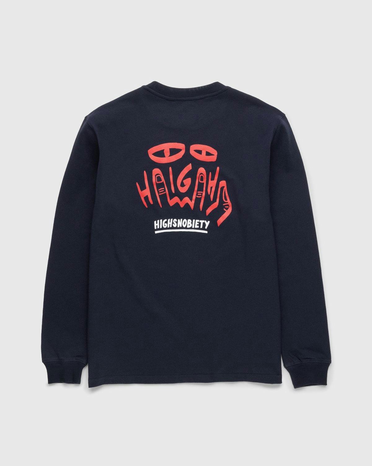 KARMA8A x Highsnobiety - HS Sports High Longsleeve Blue - Clothing - Blue - Image 1