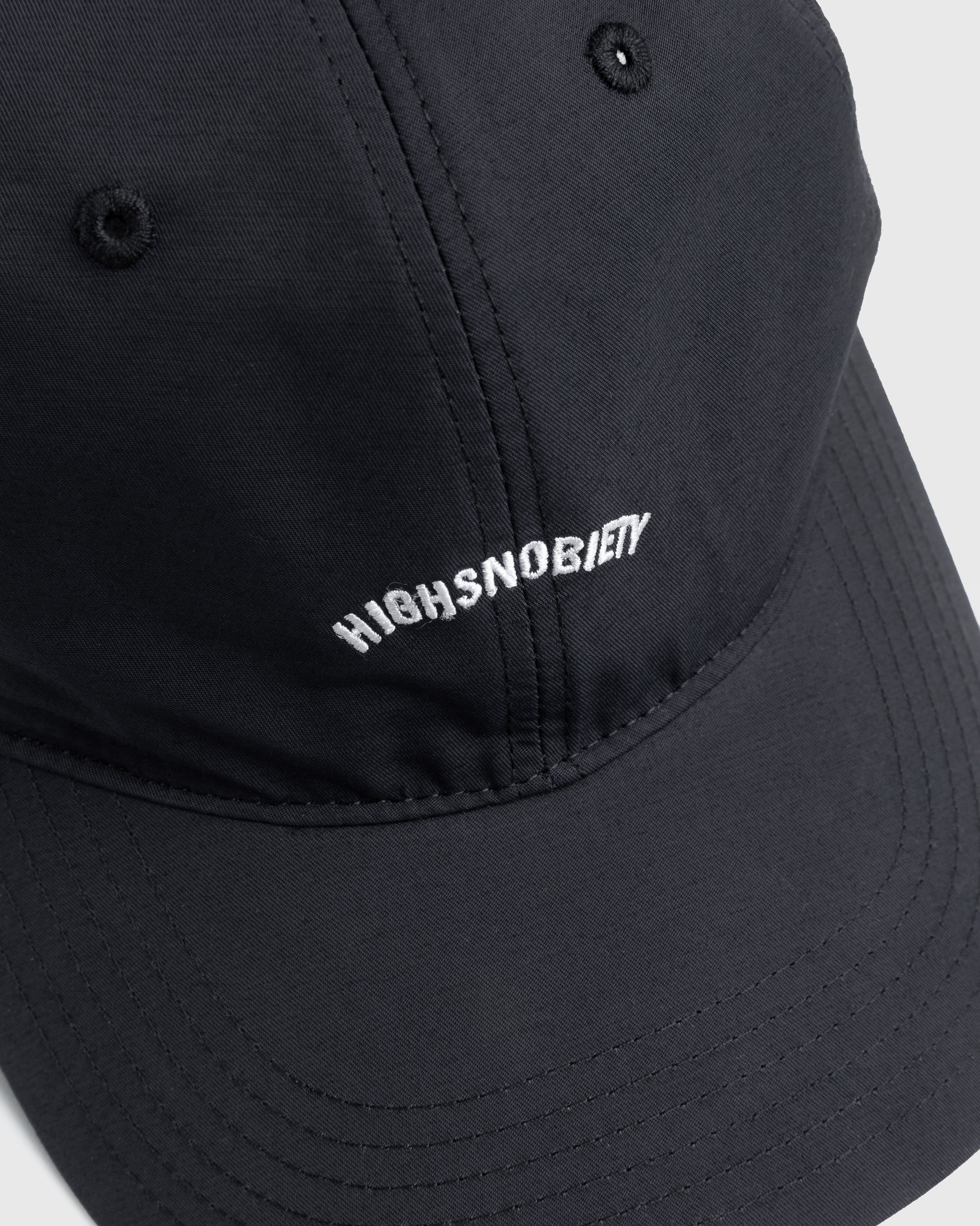 Highsnobiety - Brushed Nylon Logo Cap Black - Accessories - Black - Image 5