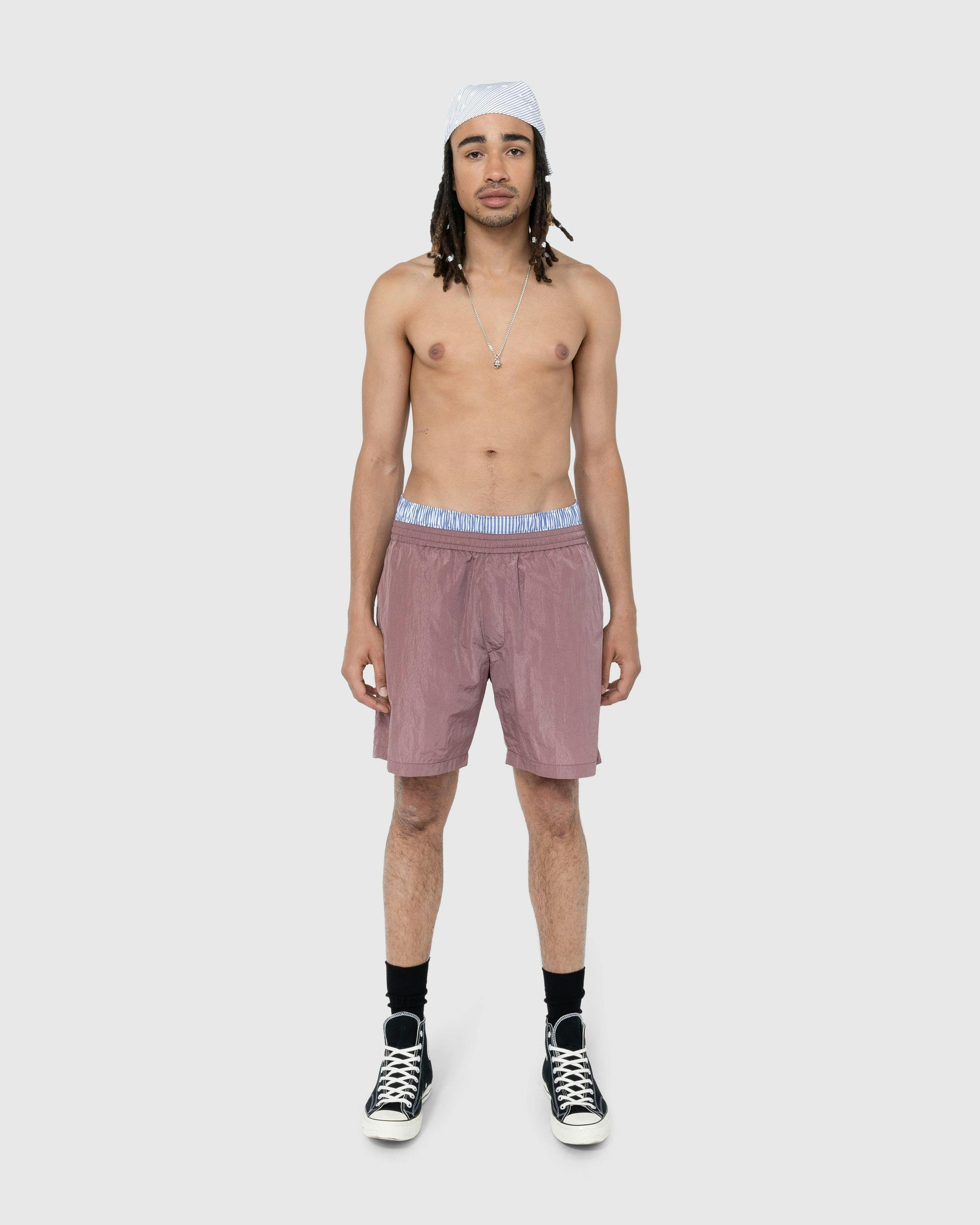 Highsnobiety - Crepe Nylon Shorts Rose Gold - Clothing - Pink - Image 6