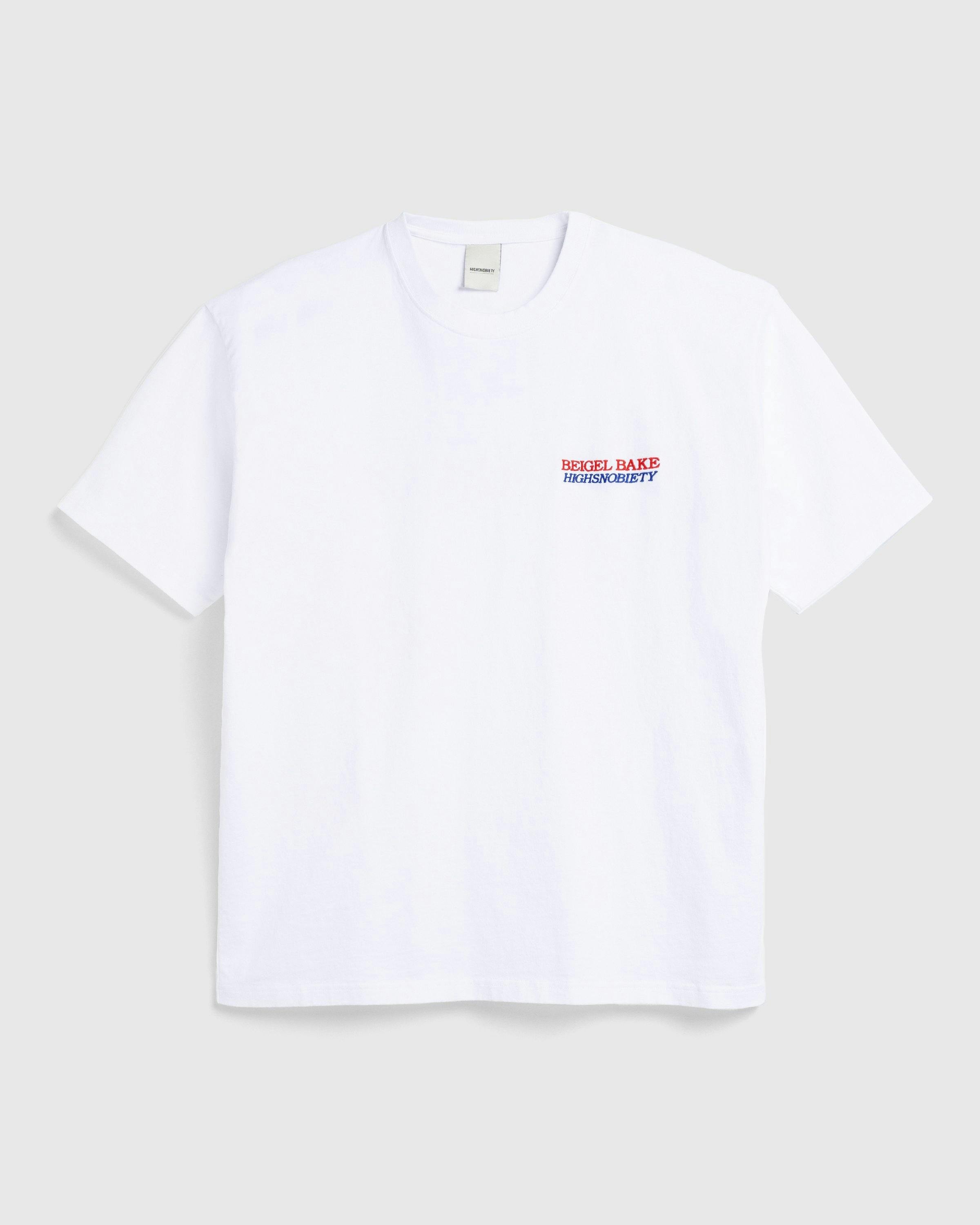 Beigel Bake x Highsnobiety - White Short Sleeves Tee - Clothing -  - Image 2