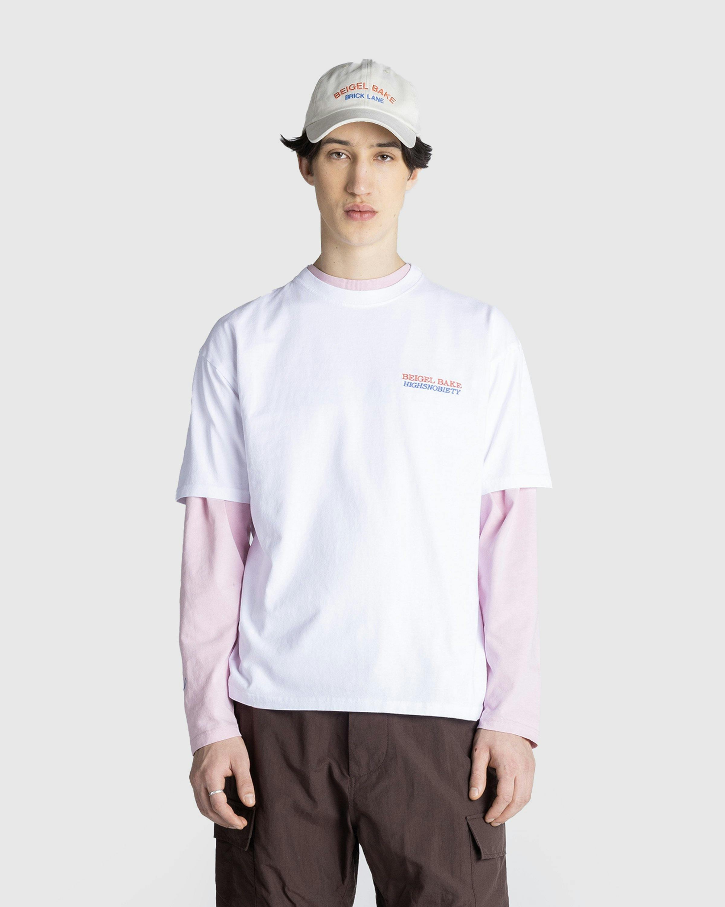 Beigel Bake x Highsnobiety - White Short Sleeves Tee - Clothing -  - Image 3