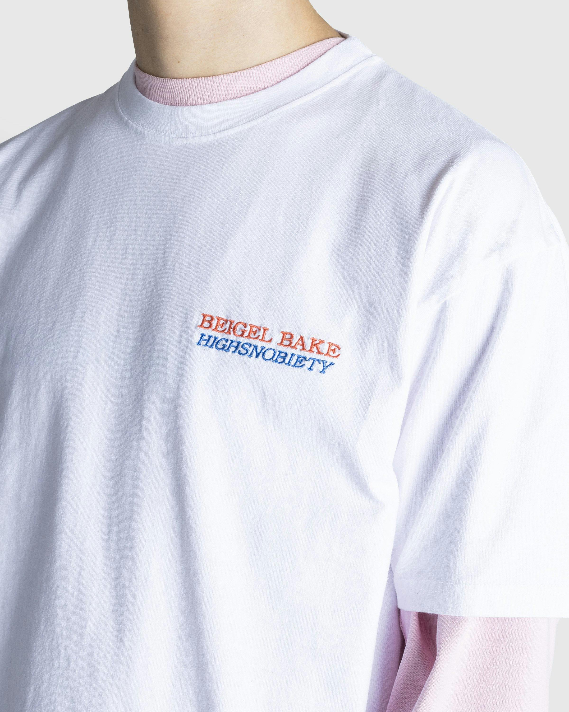 Beigel Bake x Highsnobiety - White Short Sleeves Tee - Clothing -  - Image 6