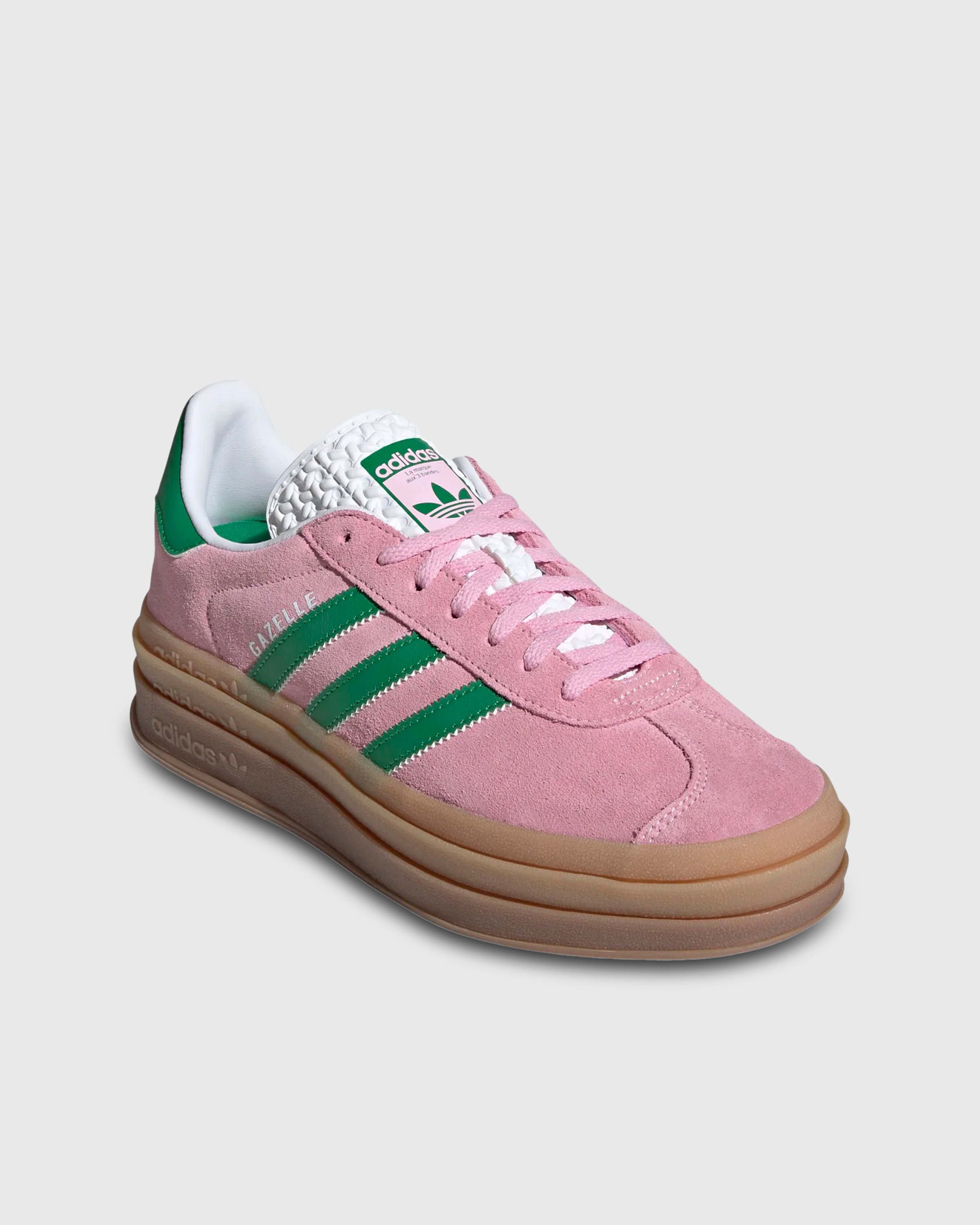 Adidas - GAZELLE BOLD W      TRUPNK/GREEN/FTWWHT - Footwear - Pink - Image 3