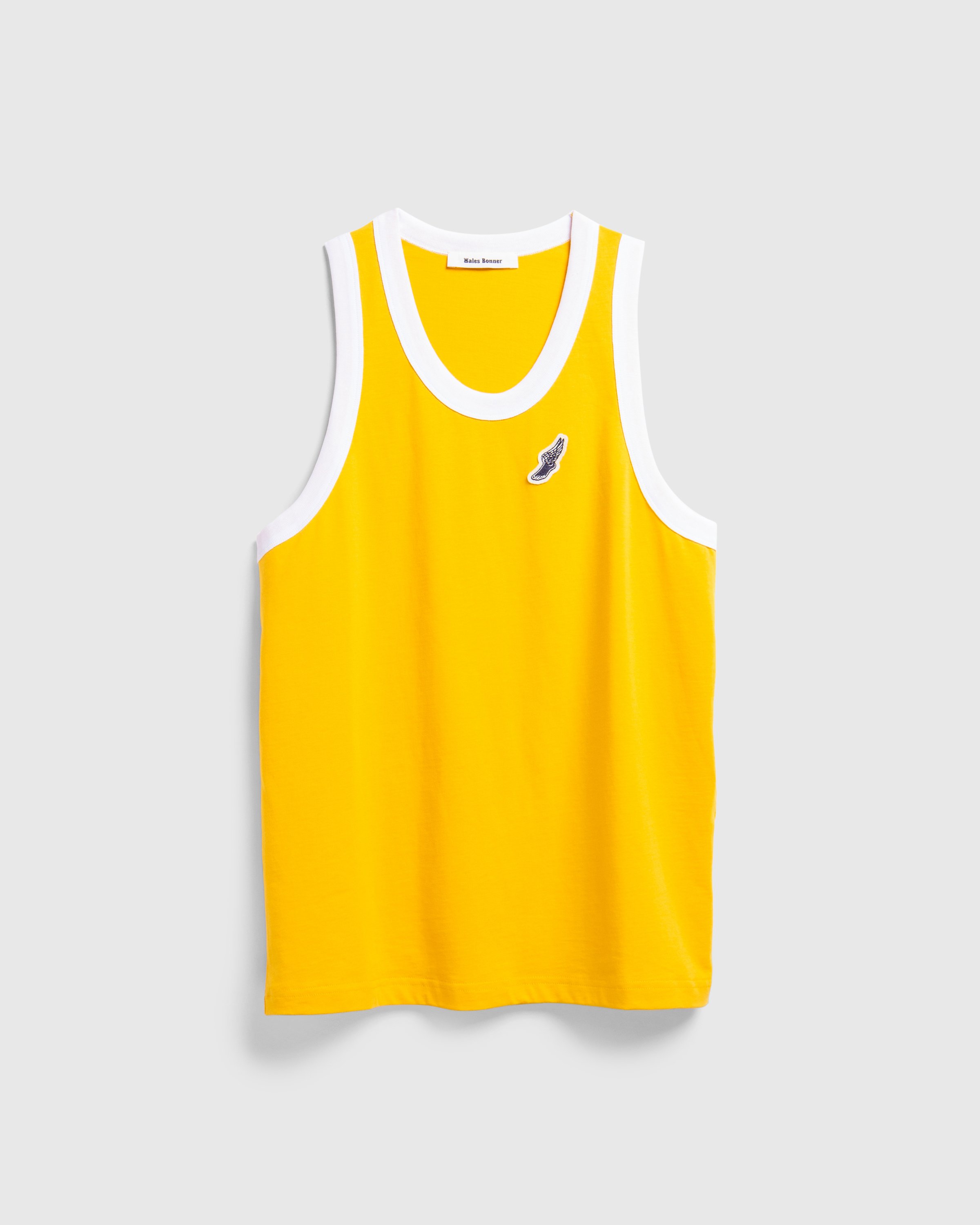 Wales Bonner - Plain T-Shirt Jersey Turmeric - Clothing - Yellow - Image 1