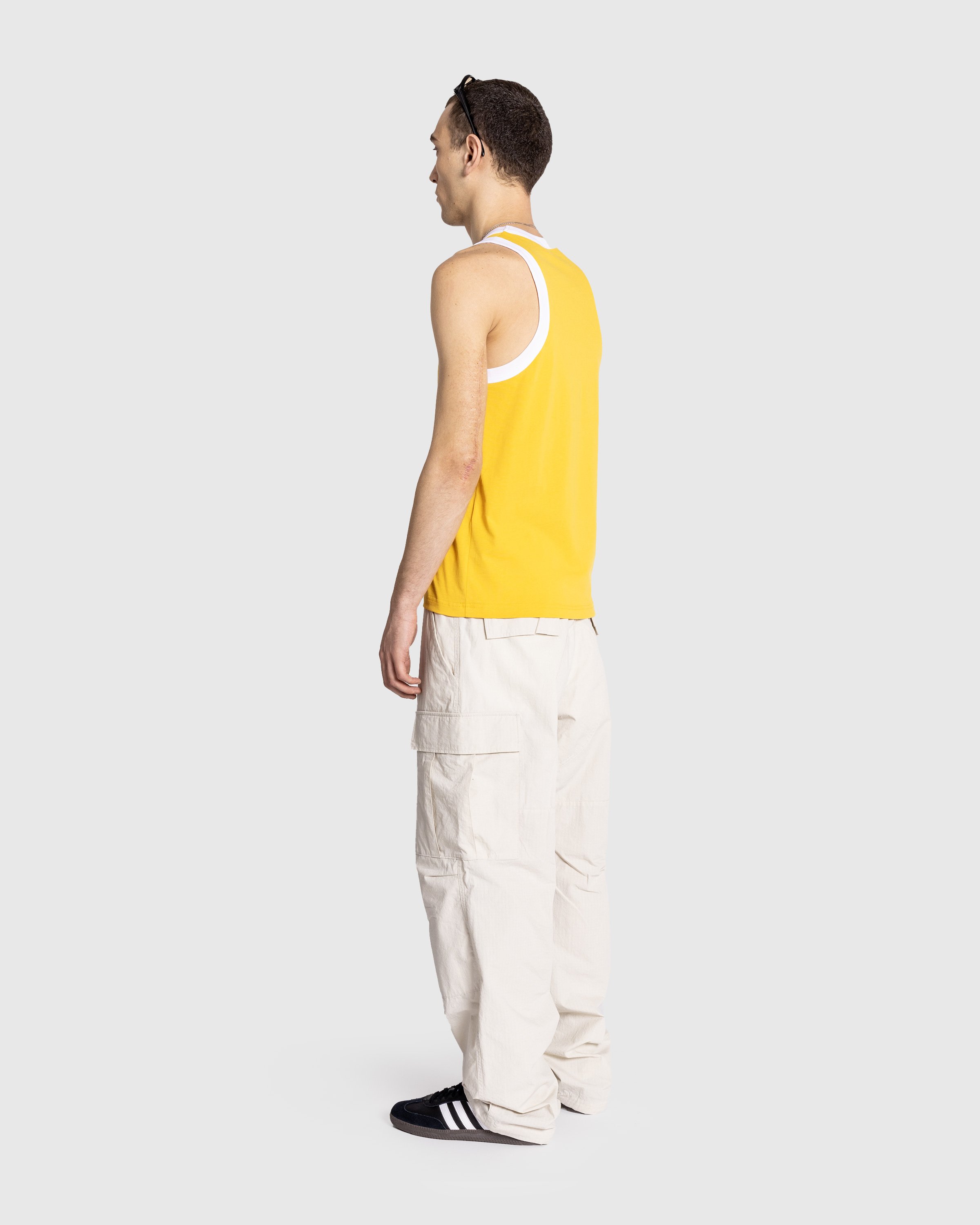 Wales Bonner - Plain T-Shirt Jersey Turmeric - Clothing - Yellow - Image 4