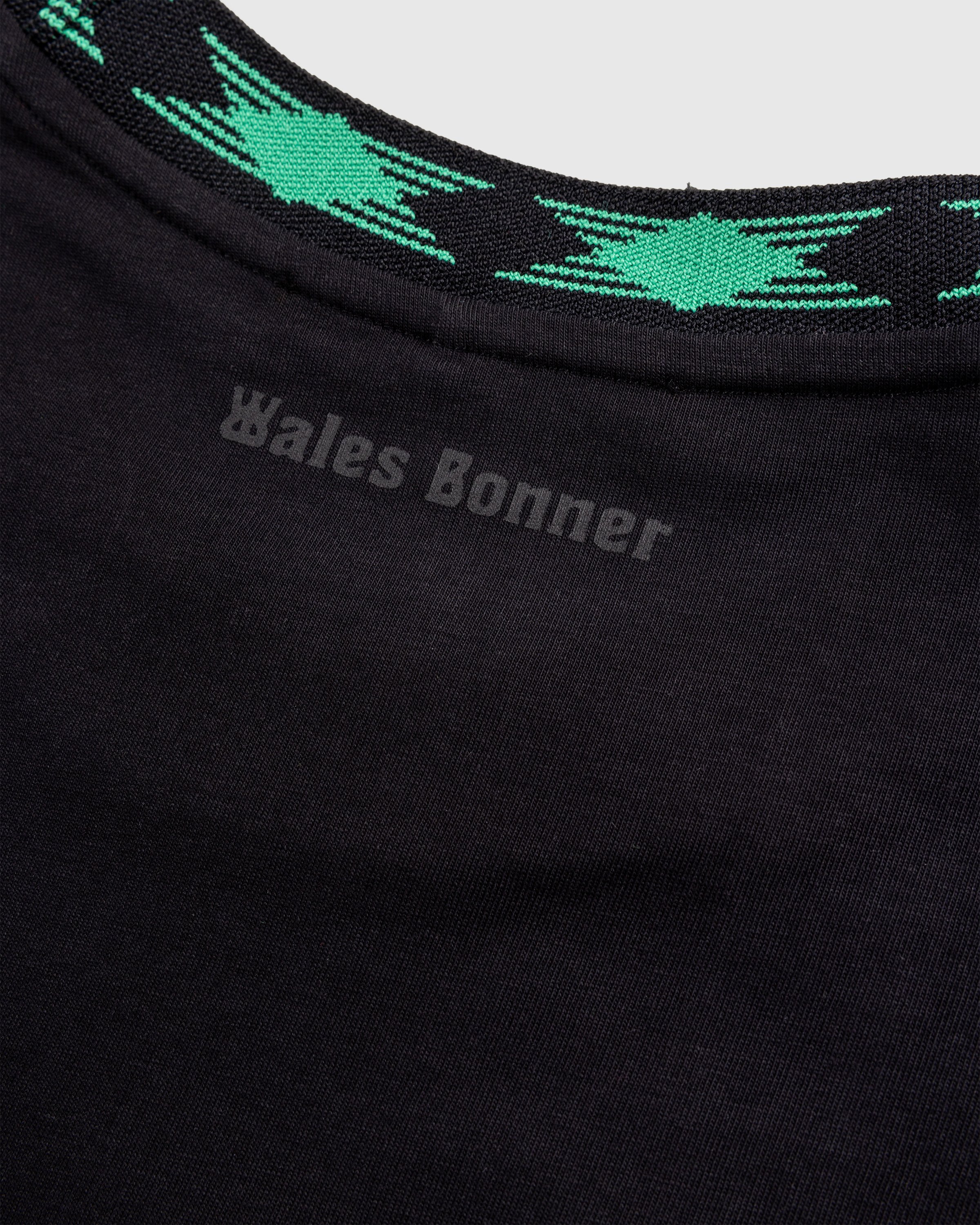 Wales Bonner - Plain T-Shirt Jersey Black - Clothing - Black - Image 7