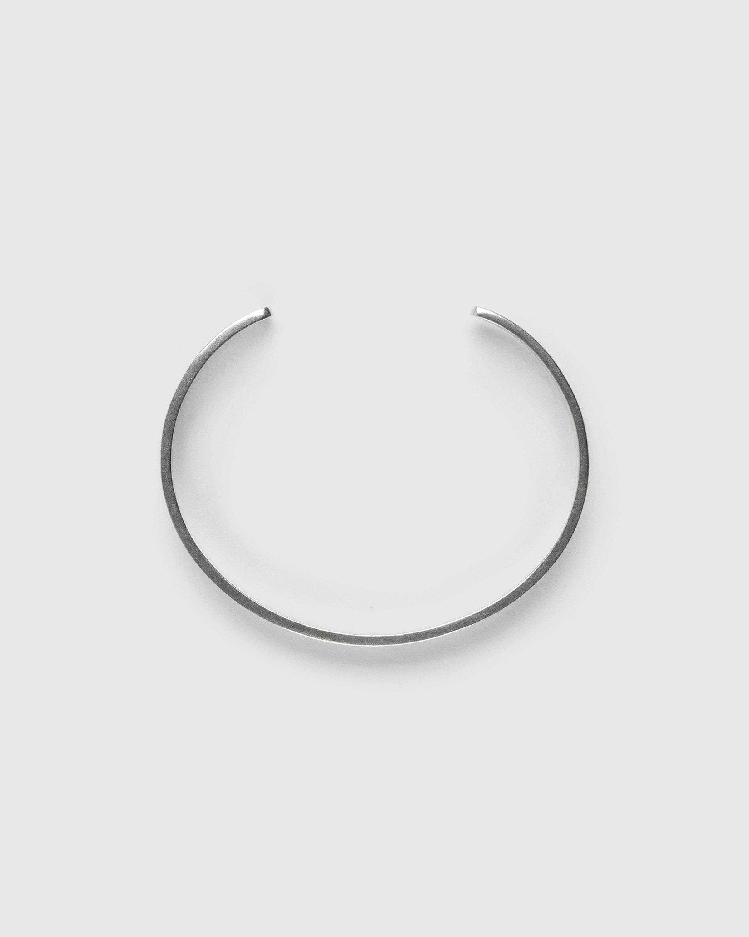 Maison Margiela - Logo Cuff Bracelet Silver - Accessories - Silver - Image 1