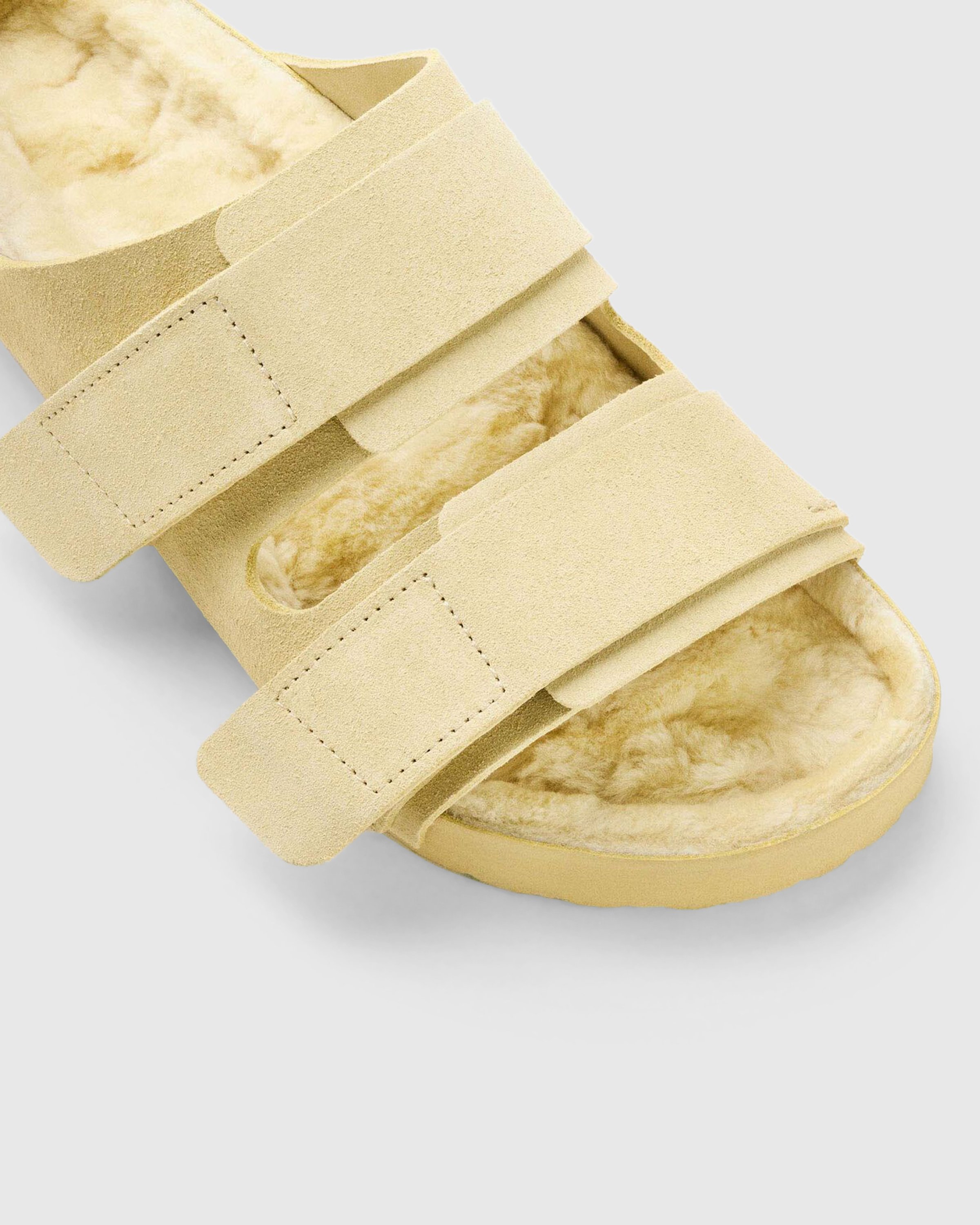 Birkenstock x Tekla - Shearling Uji Straw/Pale Yellow - Footwear - Yellow - Image 3