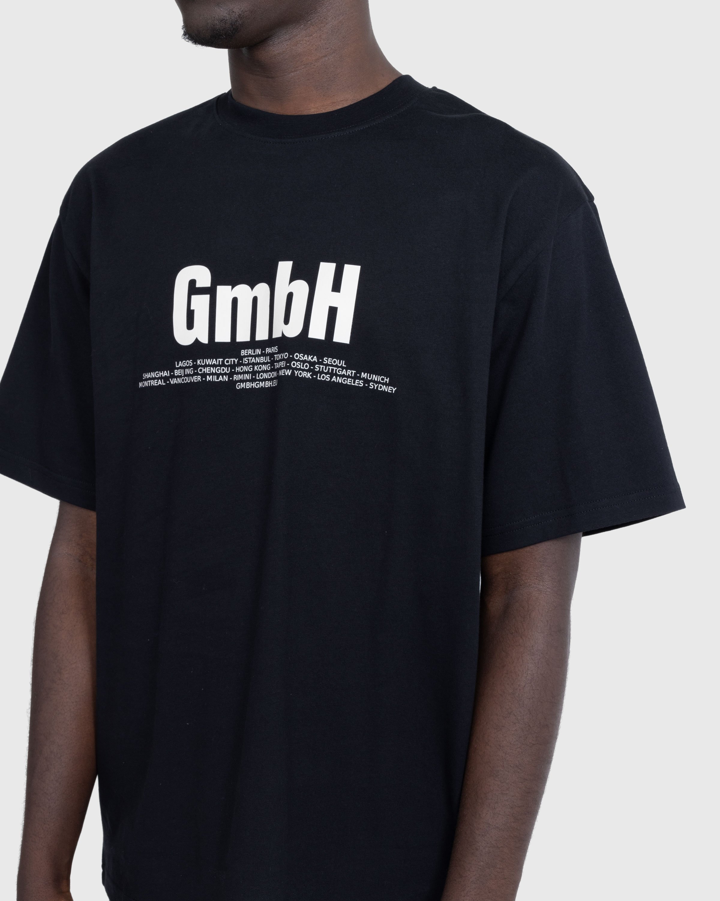 GmbH - Birk T-Shirt With Logo Print Black - Clothing - Black - Image 4