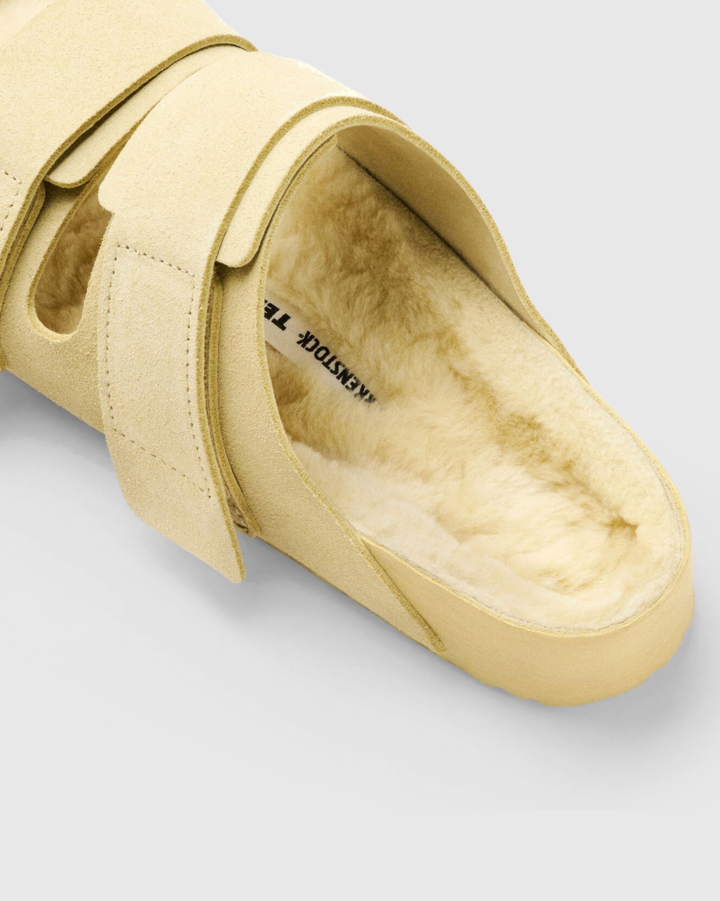 Birkenstock x Tekla - Shearling Uji Straw/Pale Yellow - Footwear - Yellow - Image 4