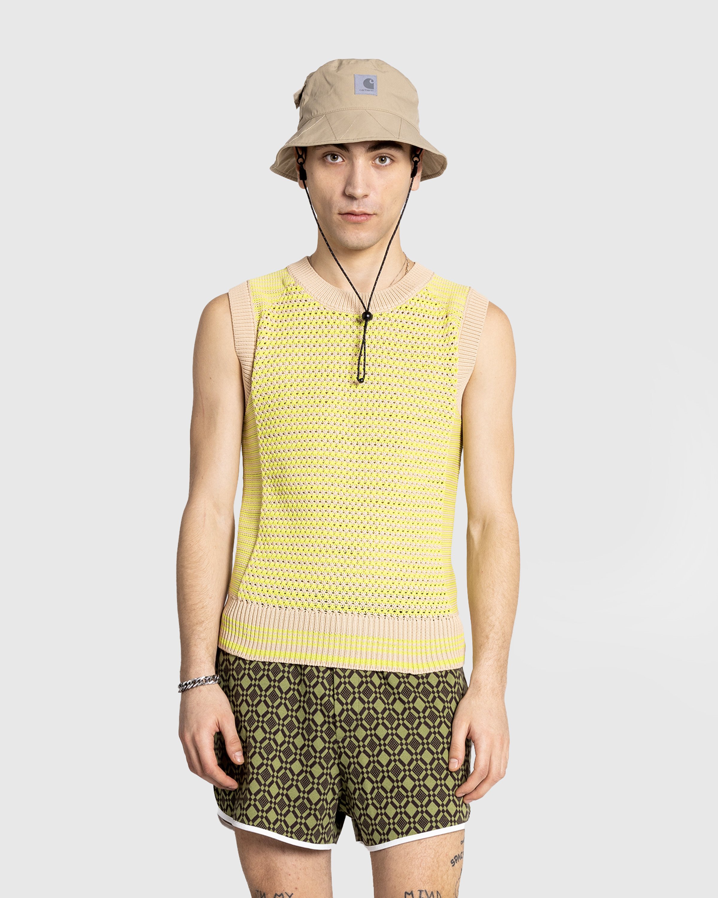 Wales Bonner - Vest Yellow - Clothing - Yellow - Image 2