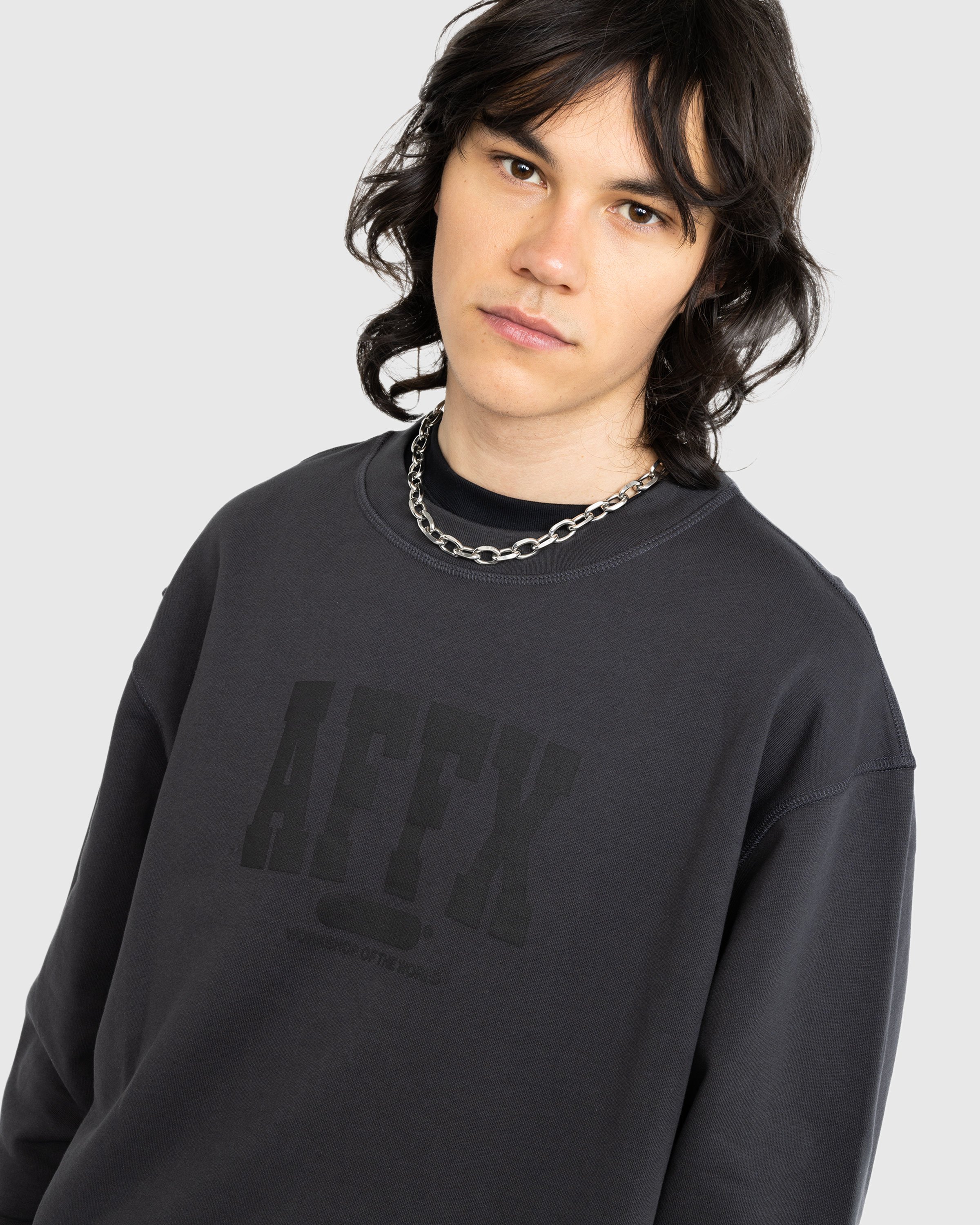 AFFXWRKS - Varsity Sweatshirt Soft Black - Clothing - Black - Image 2
