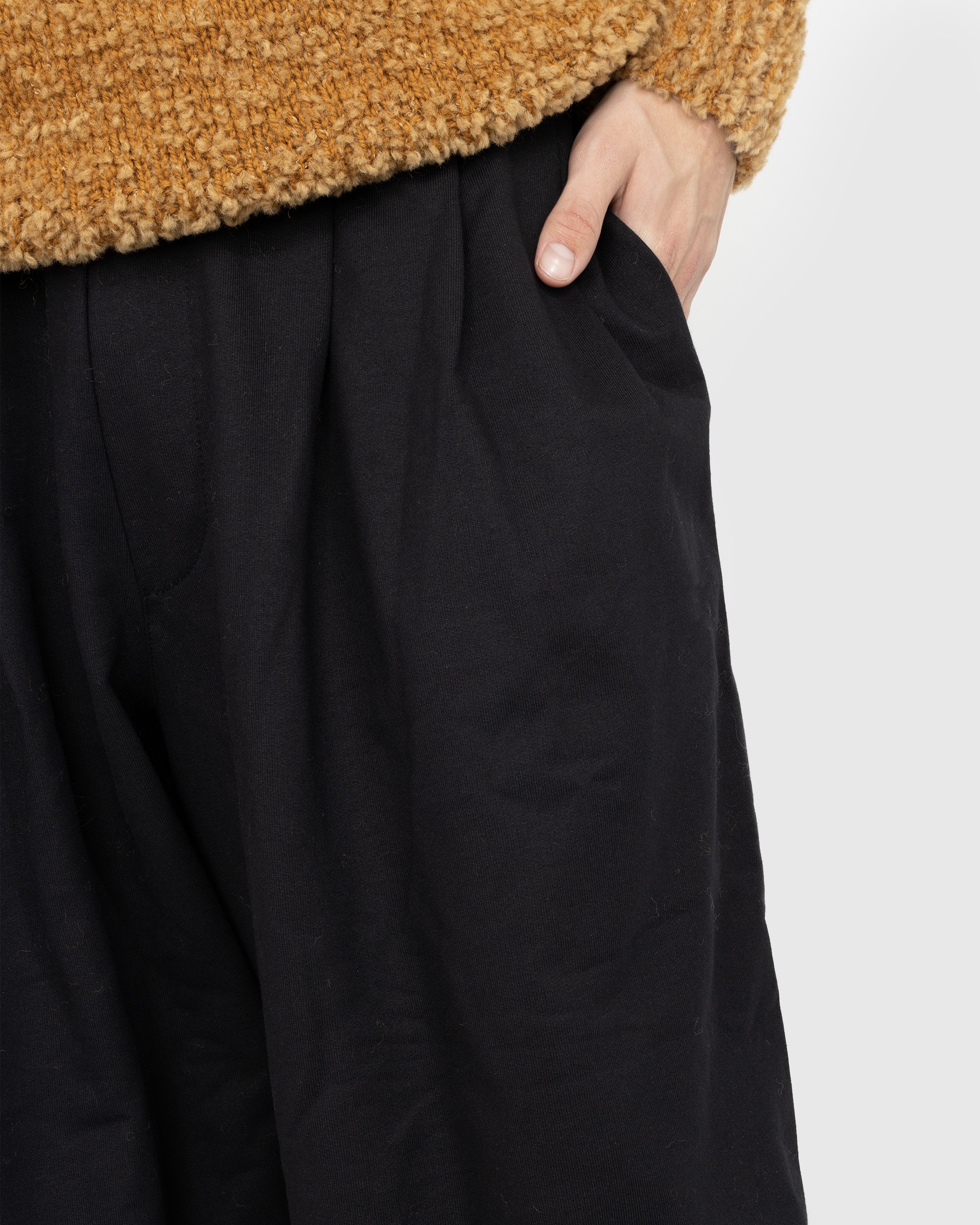 Dries van Noten - Hama Cotton Jersey Pants Black - Clothing - Black - Image 4