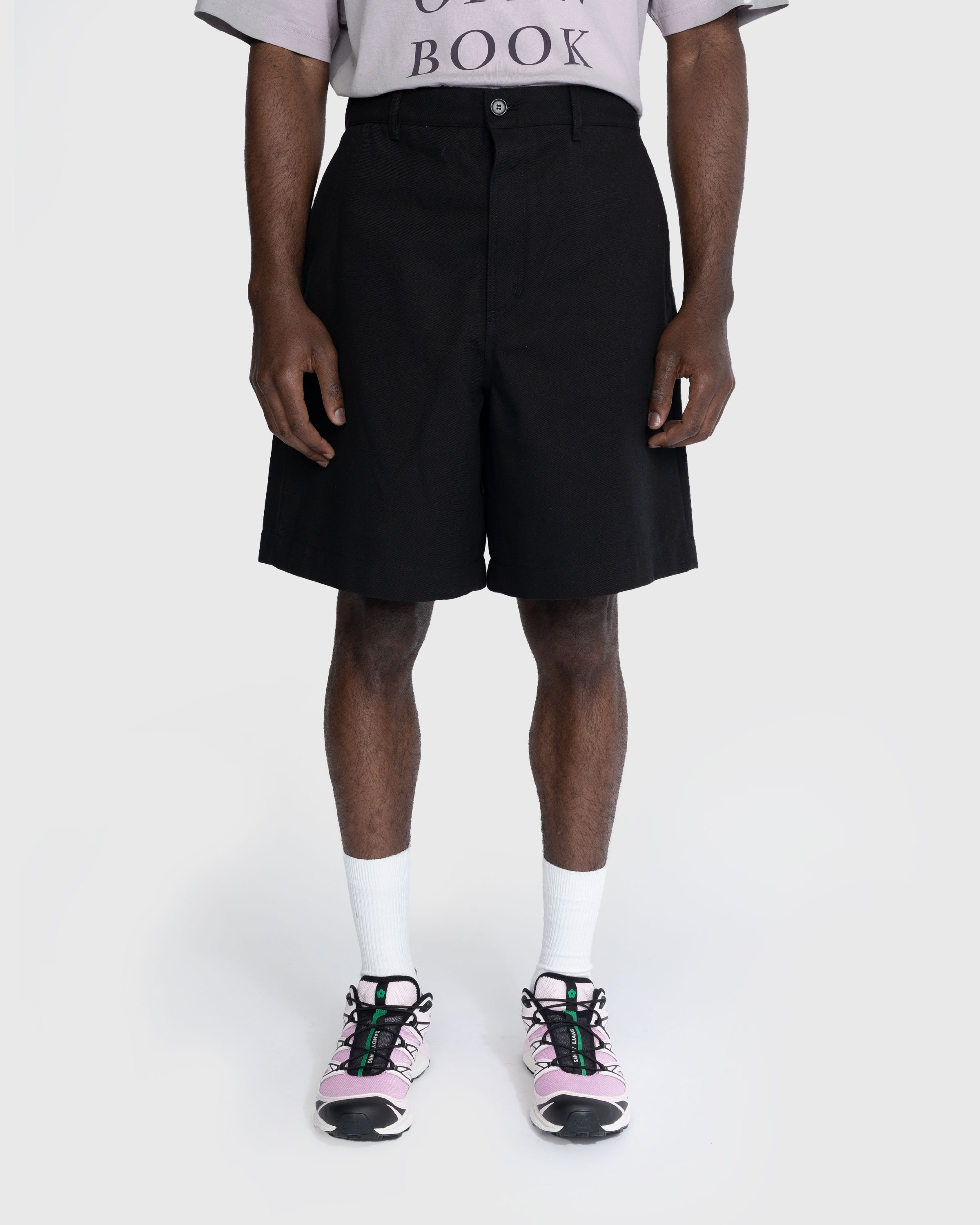 Acne Studios - Regular Fit Shorts Black - Clothing - Black - Image 2