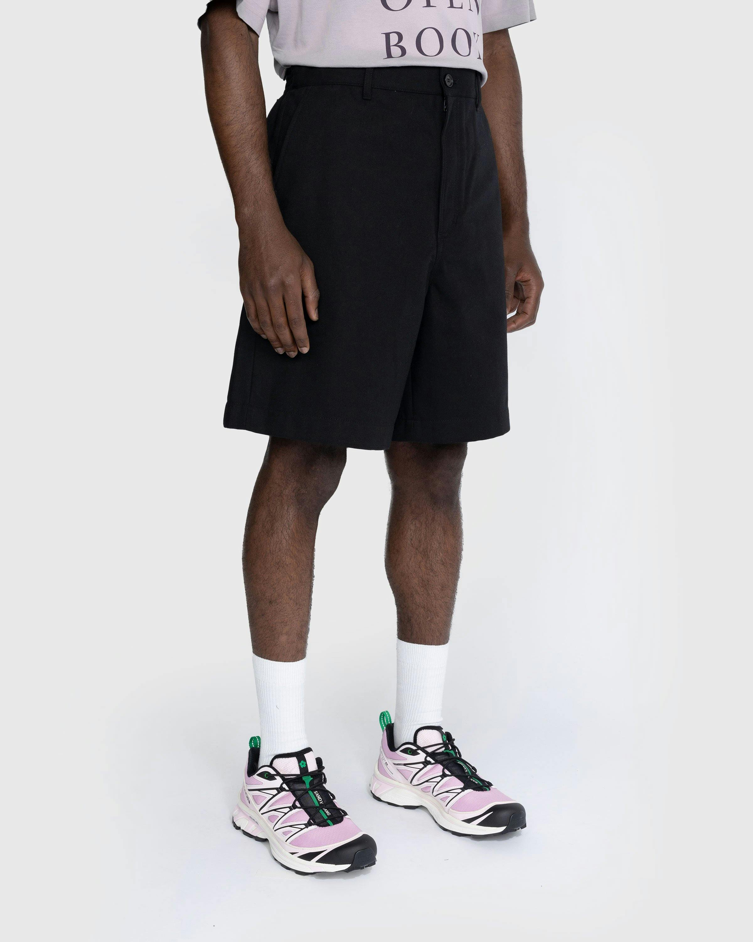 Acne Studios - Regular Fit Shorts Black - Clothing - Black - Image 4