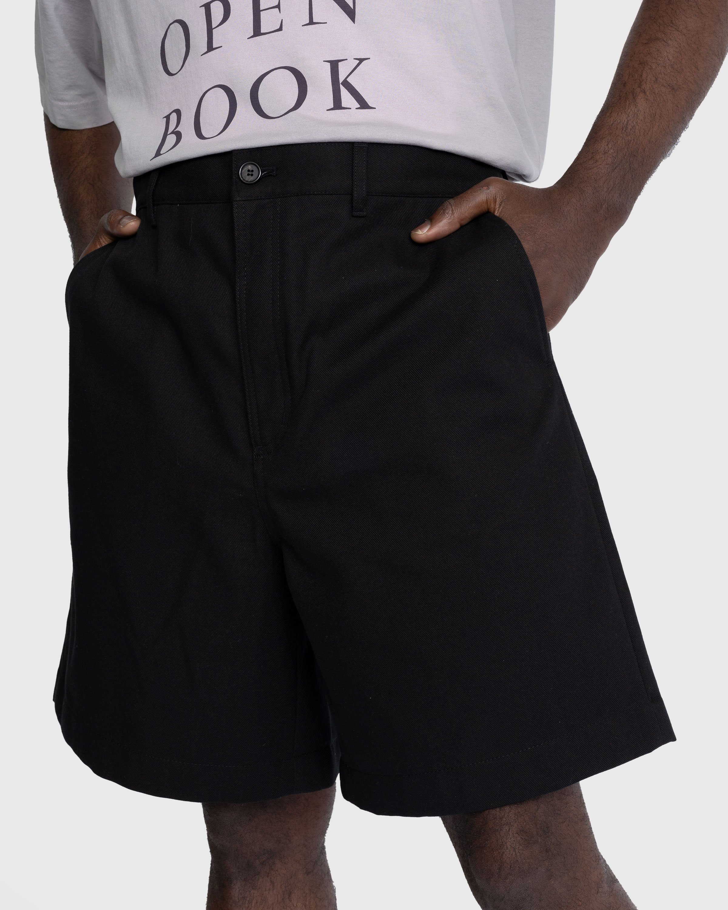 Acne Studios - Regular Fit Shorts Black - Clothing - Black - Image 5