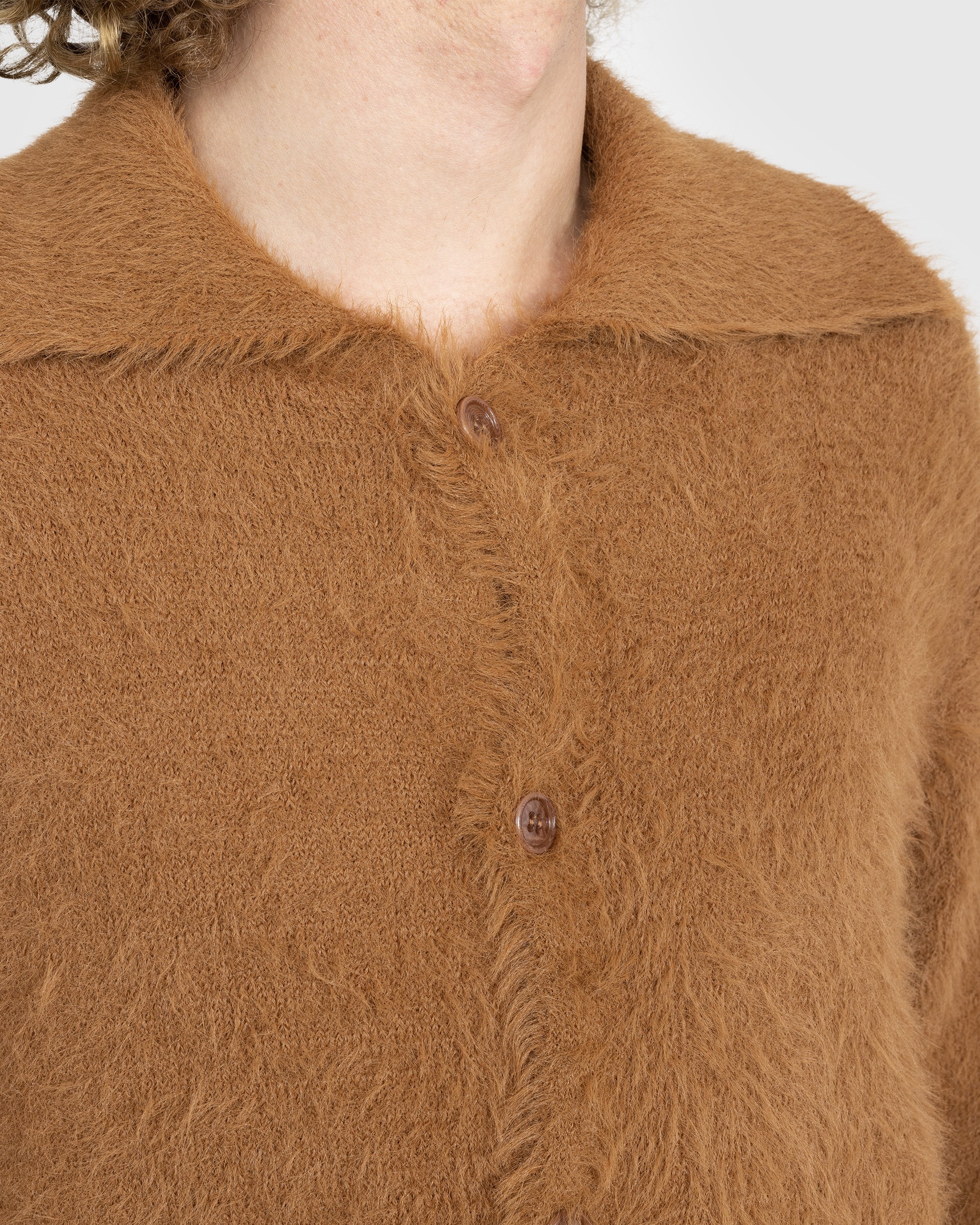 Dries van Noten - Merdan Knit Dark Camel - Clothing - Brown - Image 4