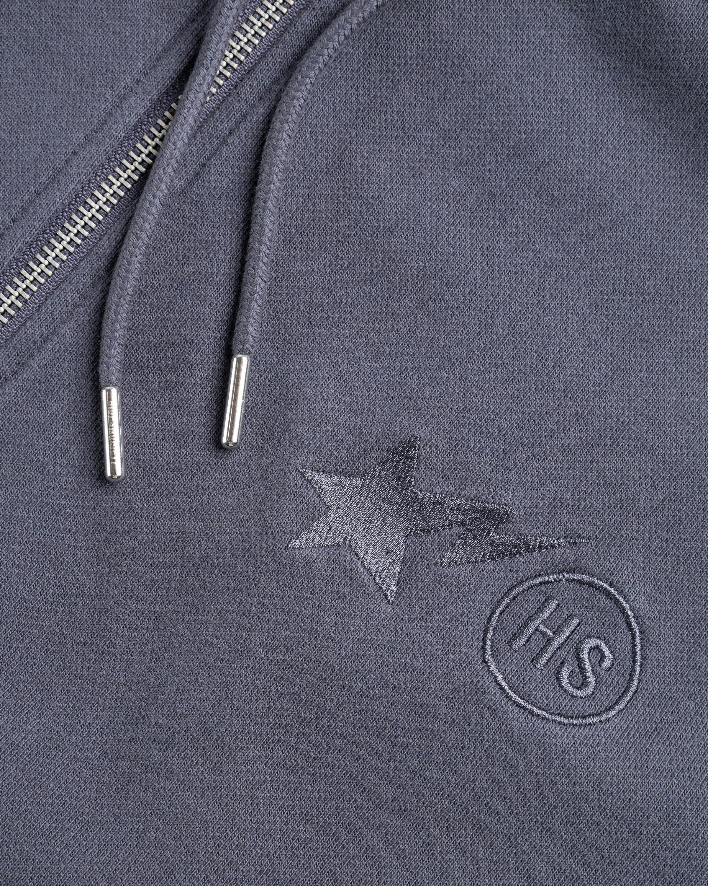 BAPE x Highsnobiety - Heavy Washed Zip Hoodie Charcoal - Clothing - Grey - Image 5