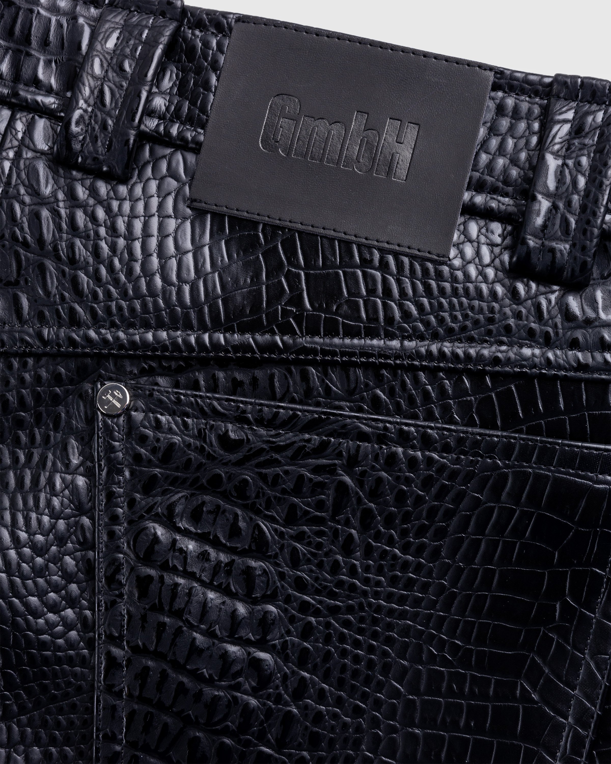 GmbH - Rim Faux Croc Black - Clothing - Black - Image 7