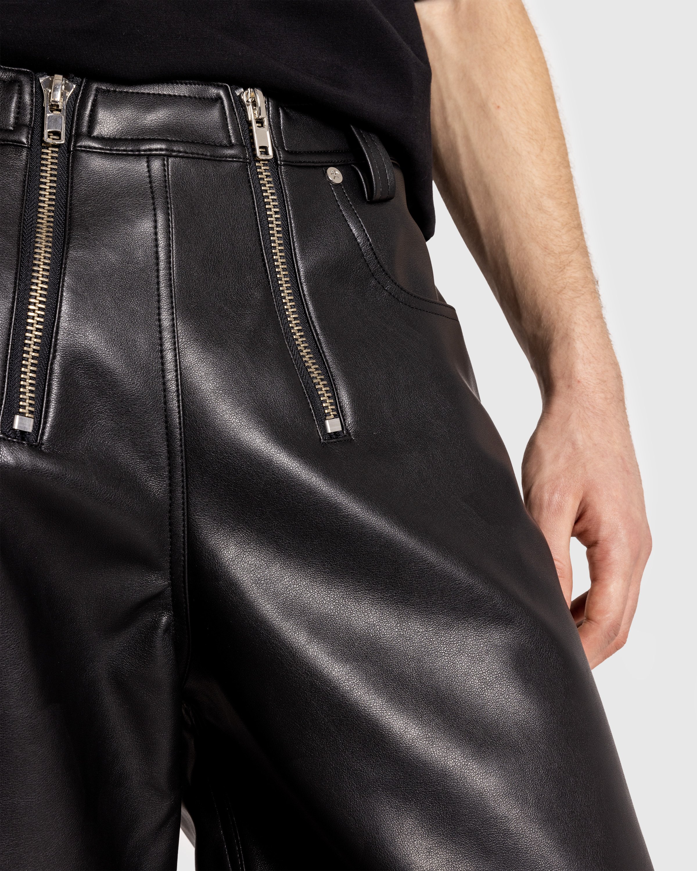 GmbH - Zoran Eco Faux Leather Black - Clothing - Black - Image 5