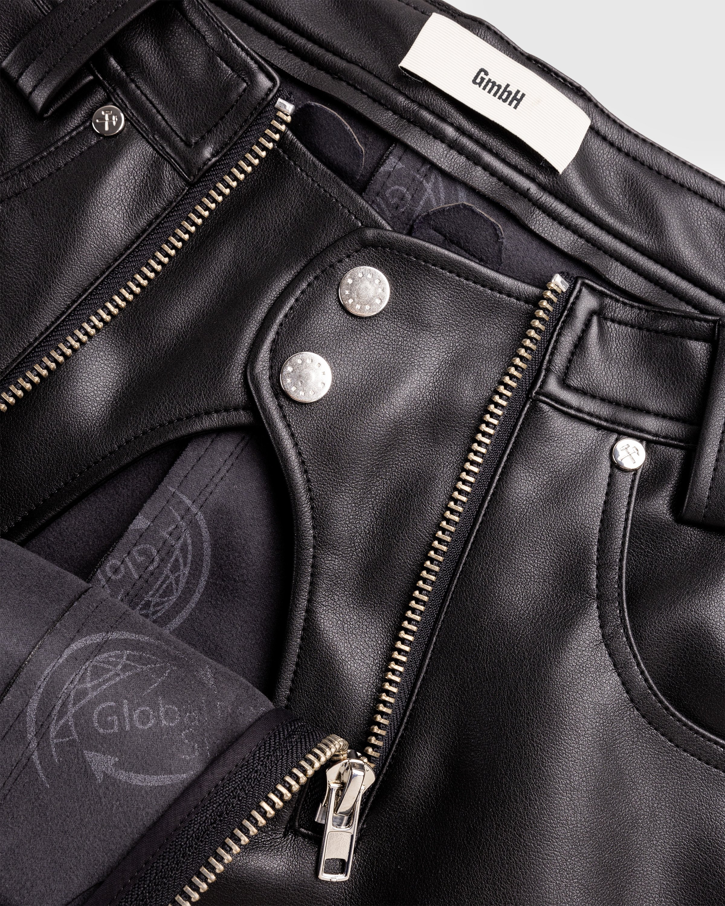 GmbH - Zoran Eco Faux Leather Black - Clothing - Black - Image 6