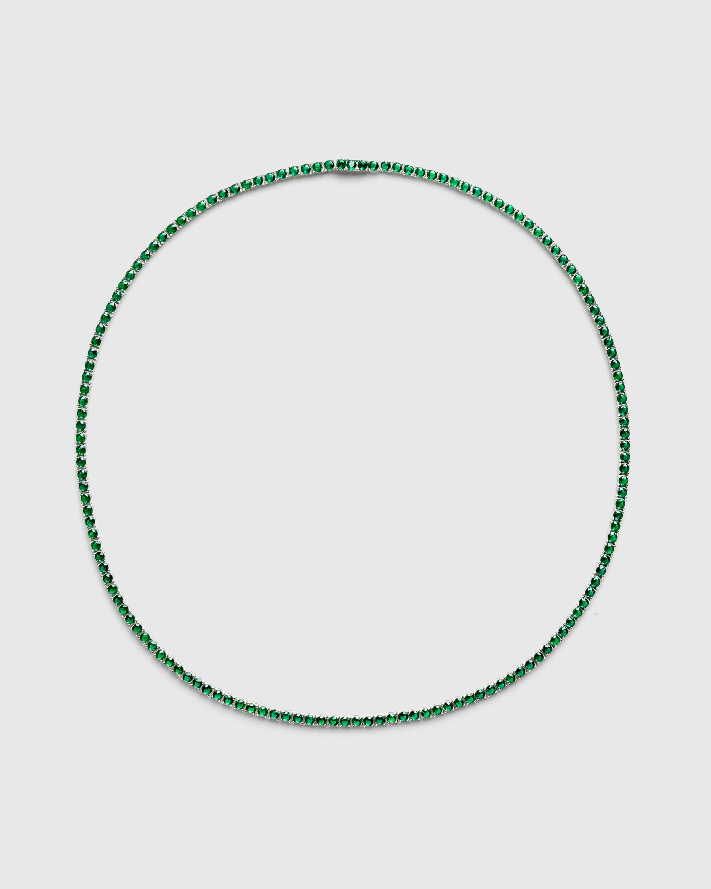 Hatton Labs - Classic Tennis Chain Green - Accessories - Green - Image 1