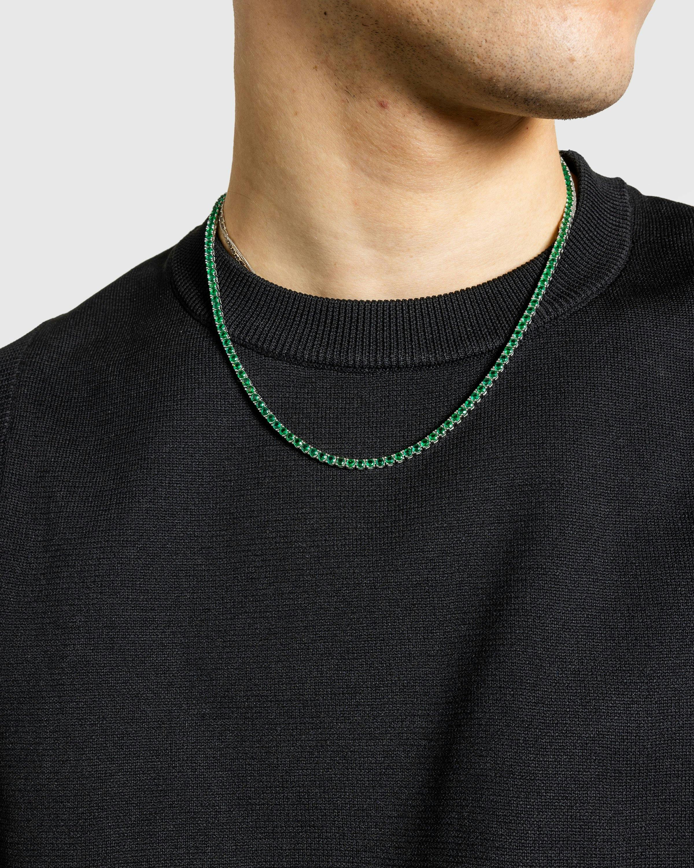 Hatton Labs - Classic Tennis Chain Green - Accessories - Green - Image 2