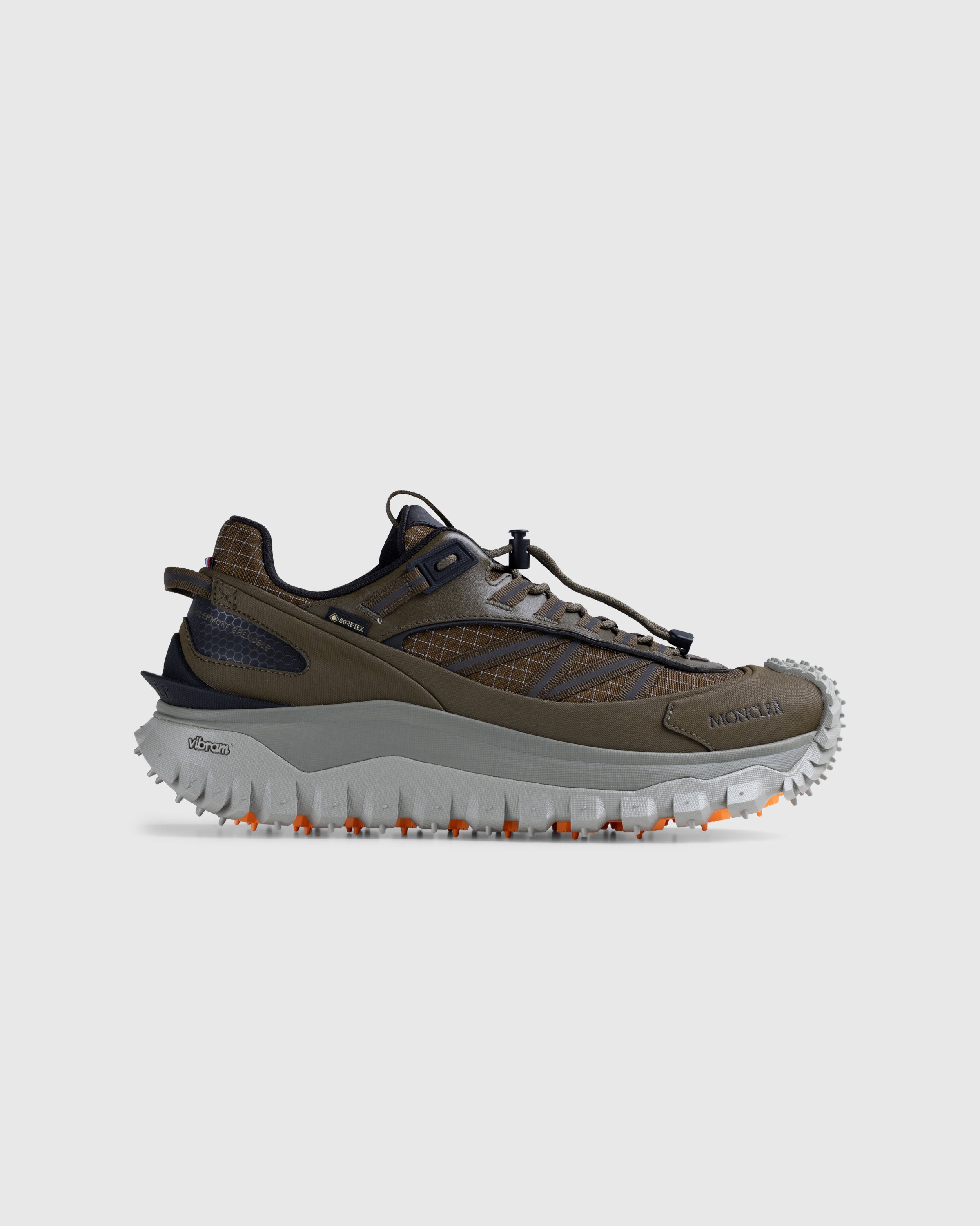 Moncler - Trailgrip GTX Low-Top Sneakers Khaki/Grey - Footwear - Brown - Image 1