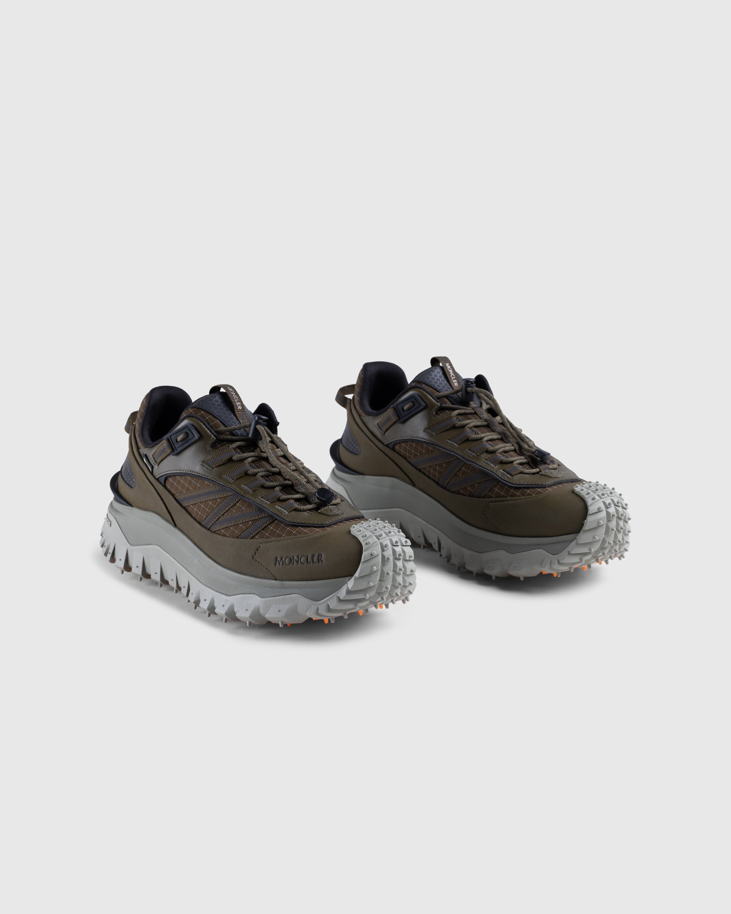 Moncler - Trailgrip GTX Low-Top Sneakers Khaki/Grey - Footwear - Brown - Image 3