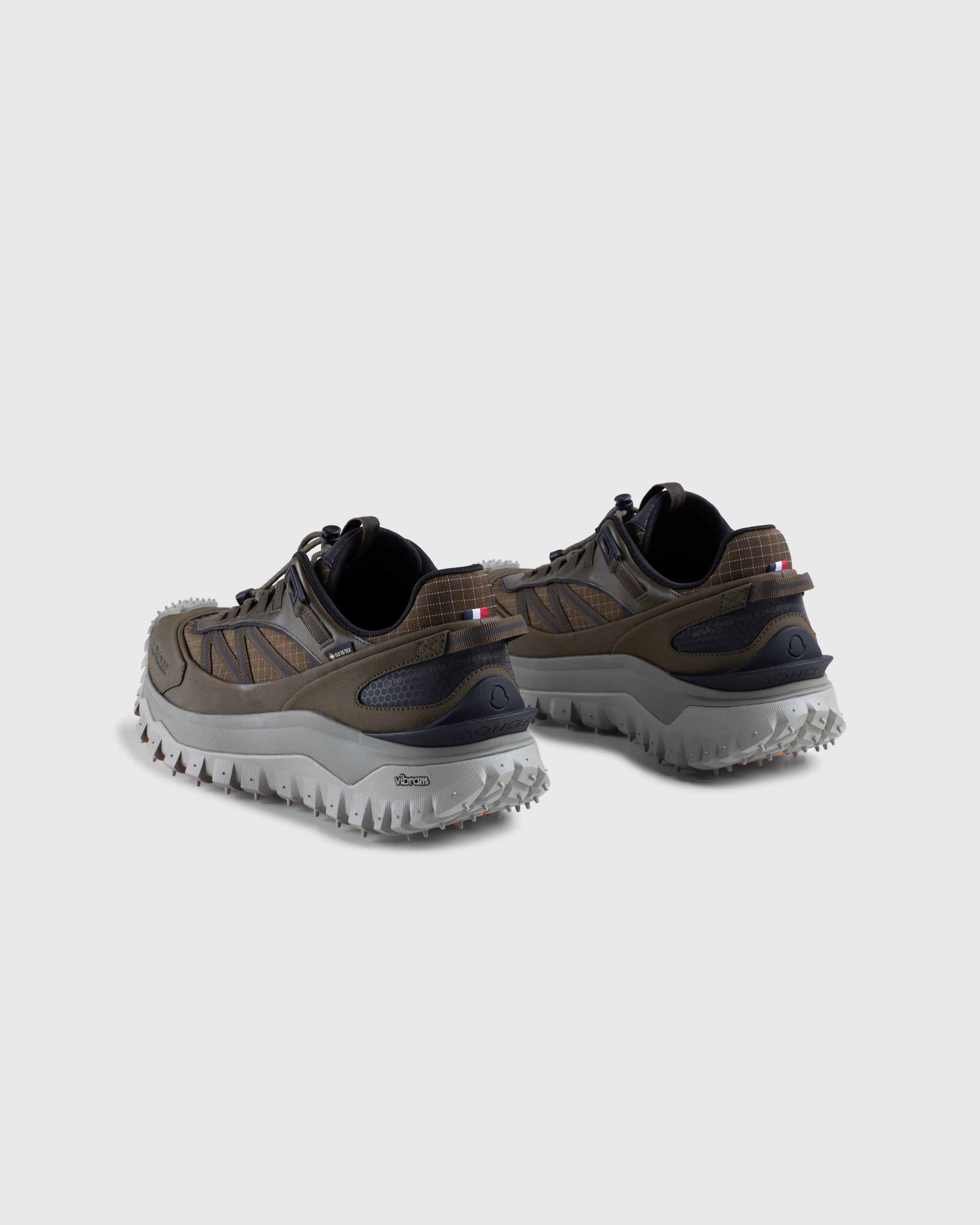 Moncler - Trailgrip GTX Low-Top Sneakers Khaki/Grey - Footwear - Brown - Image 4