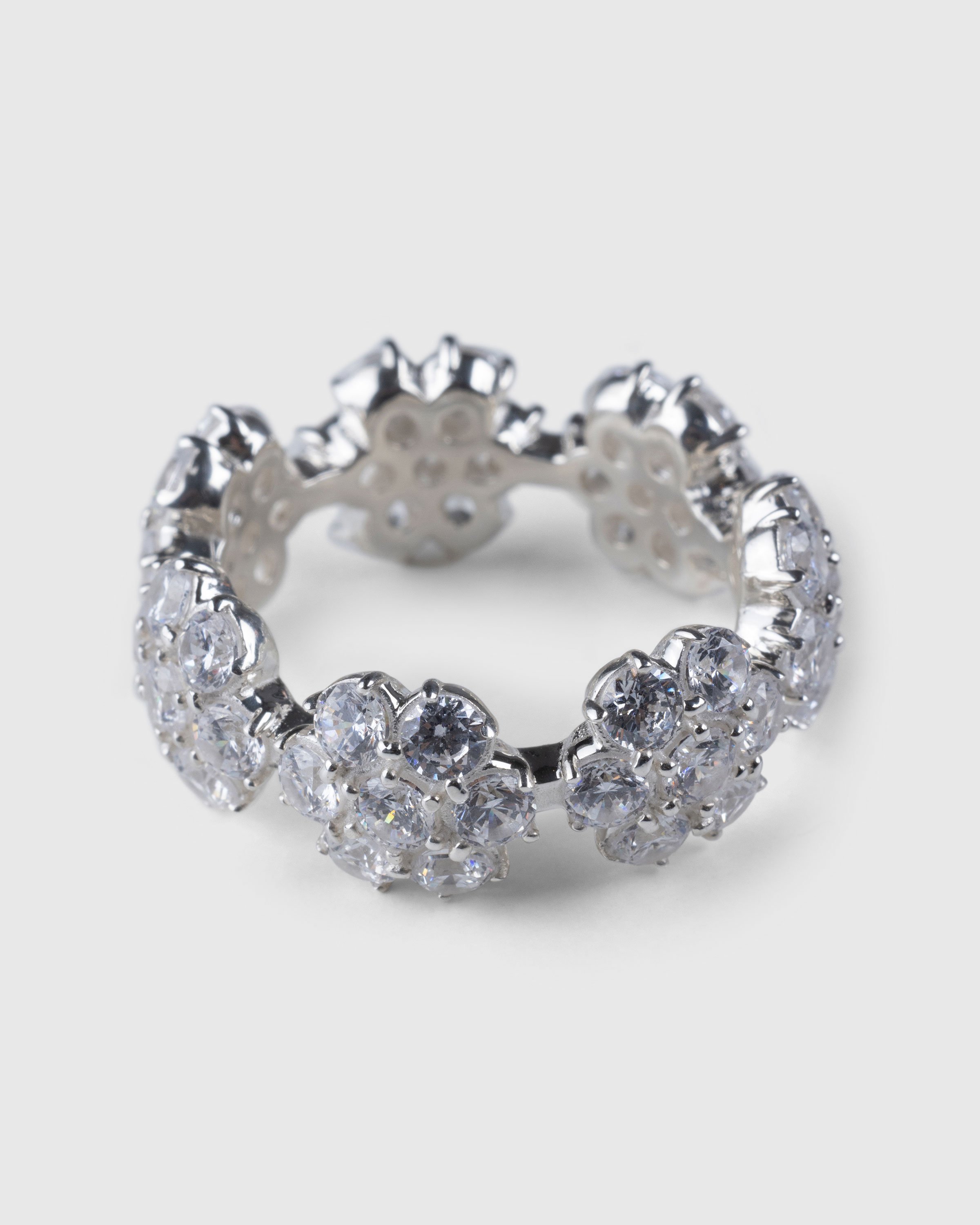 Hatton Labs - Daisy Eternity Ring Silver/White - Accessories - Multi - Image 3
