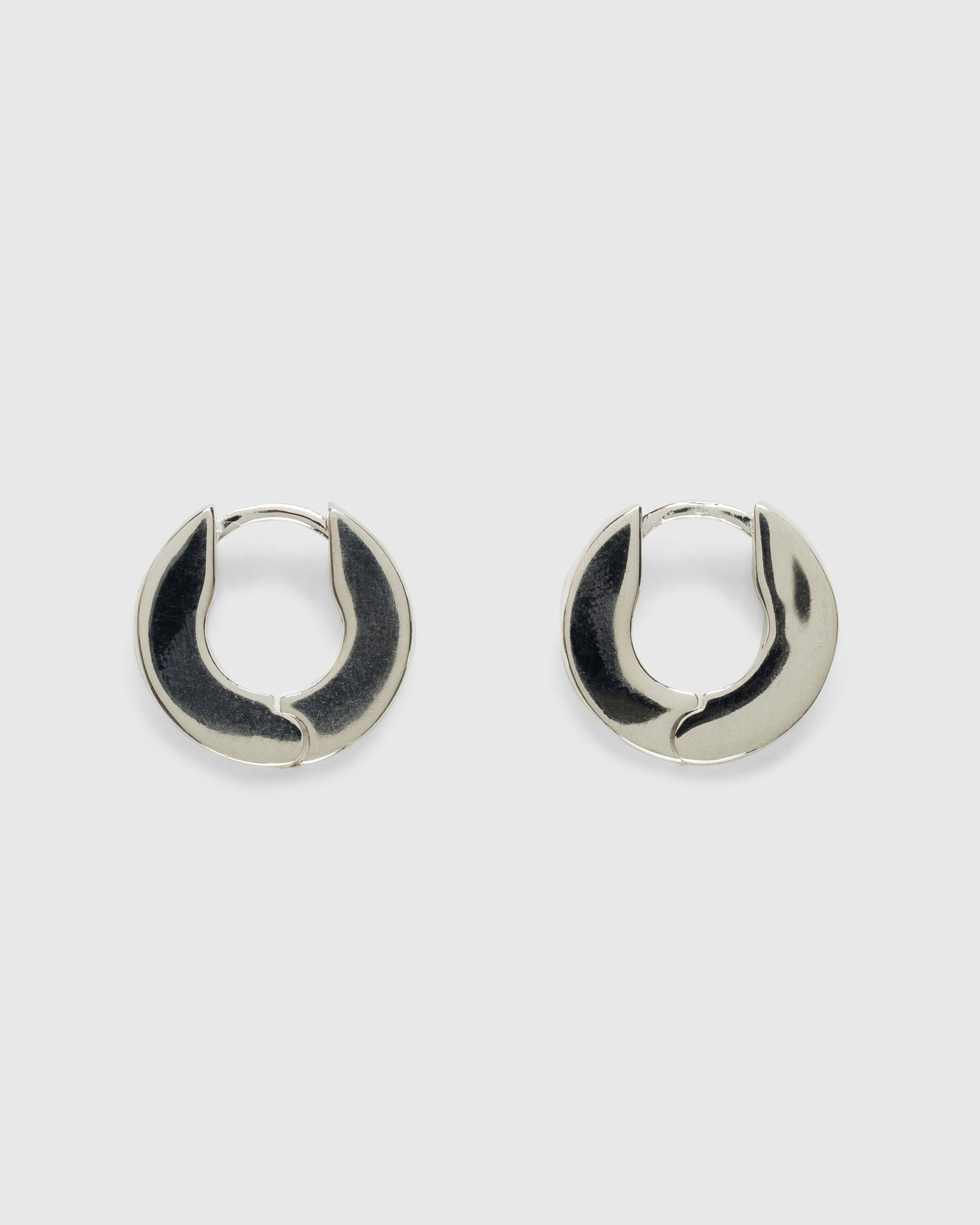 Hatton Labs - Edge Hoop Earrings Silver - Accessories - Silver - Image 1