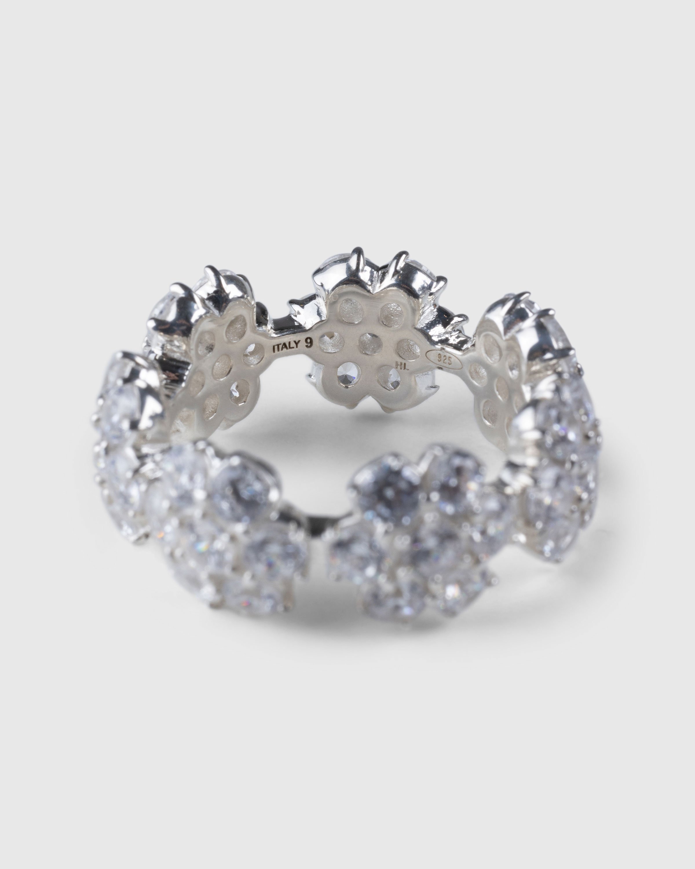 Hatton Labs - Daisy Eternity Ring Silver/White - Accessories - Multi - Image 1