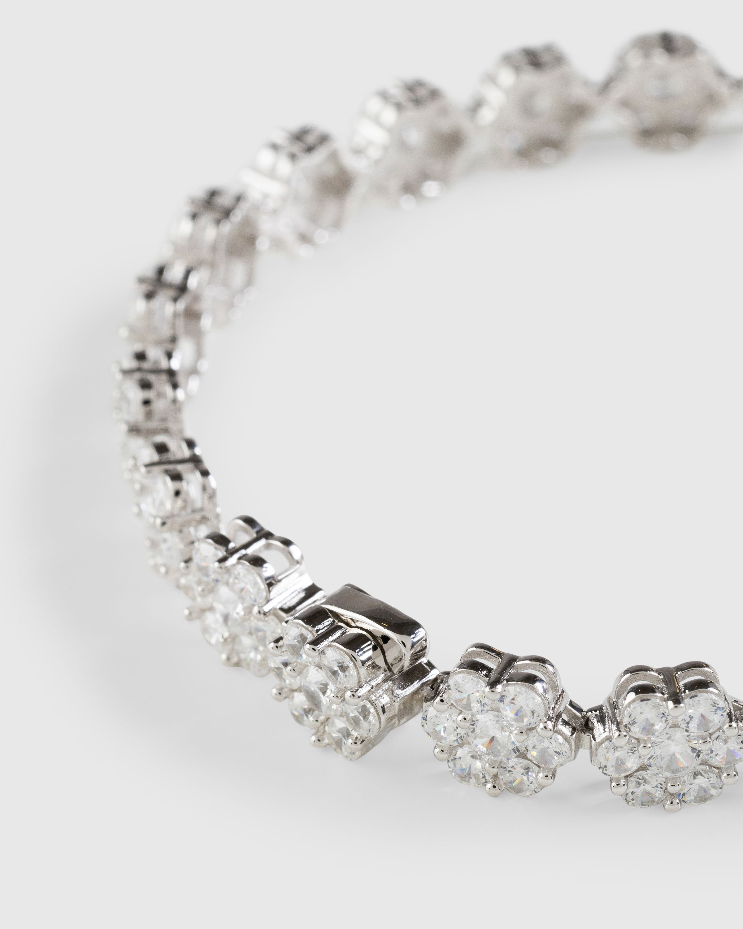 Hatton Labs - Daisy Tennis Bracelet Silver - Accessories - Silver - Image 3