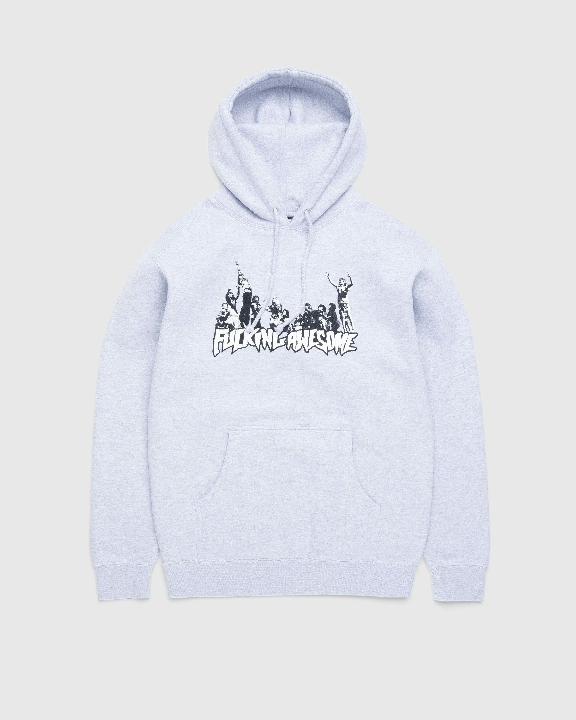 Fucking Awesome - Hug The Earth Hoodie Heather Grey - Clothing - Grey - Image 1