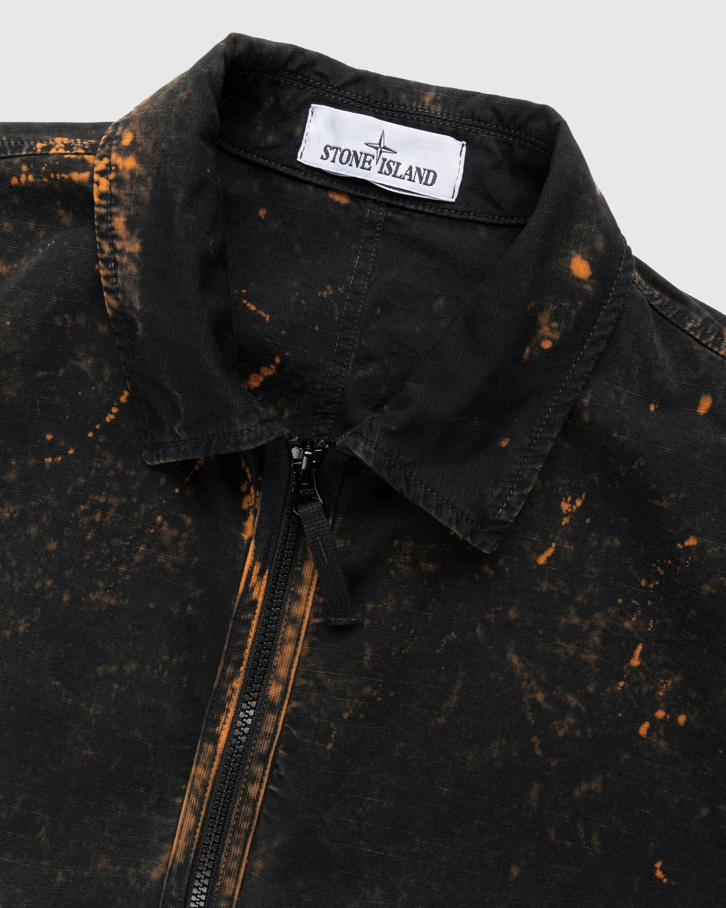 Stone Island - 12122 Old Dye Overshirt Black - Clothing - Black - Image 3