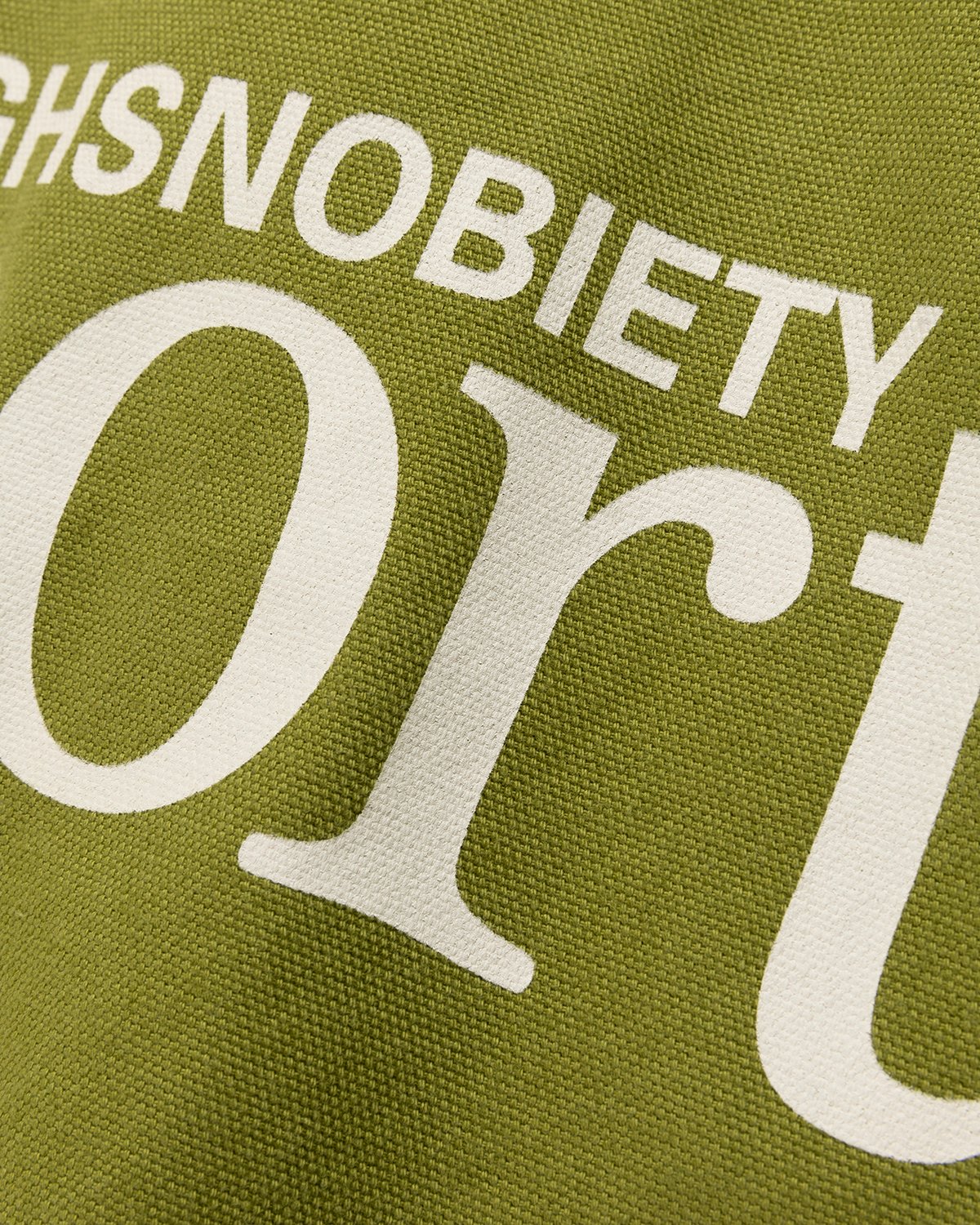 Highsnobiety - HS Sports Logo Tote Bag Green/Khaki - Accessories - Green - Image 4