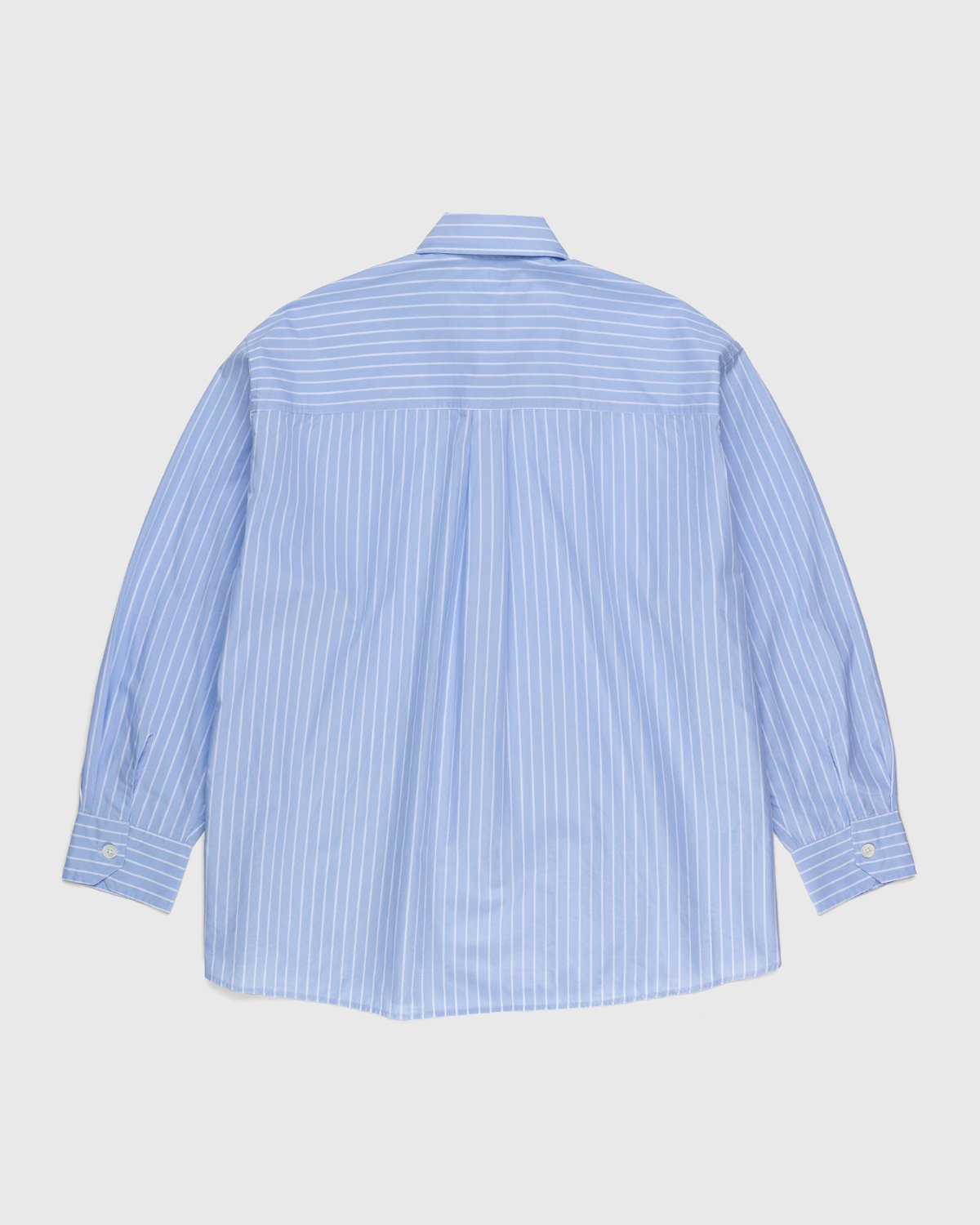 Our Legacy - Borrowed Shirt Blue/Rose Olden Stripe - Clothing - Blue - Image 2