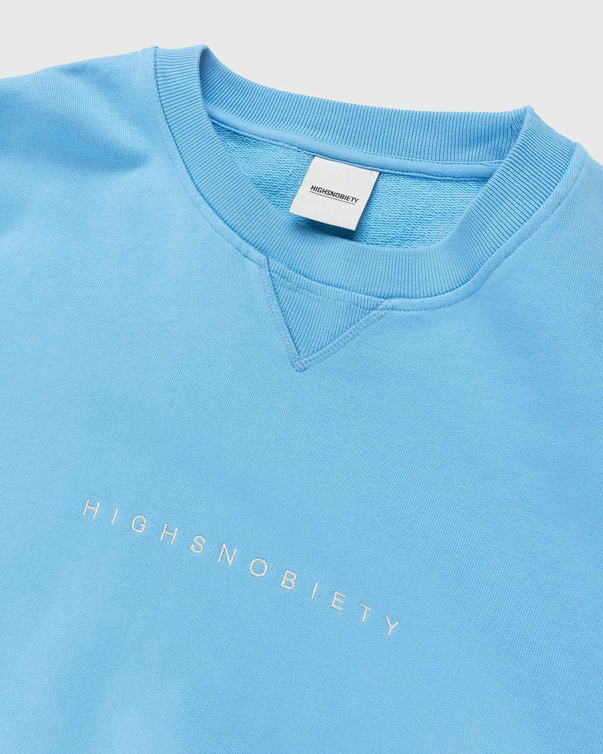 Highsnobiety - Staples Crew Sky Blue - Clothing - Blue - Image 3