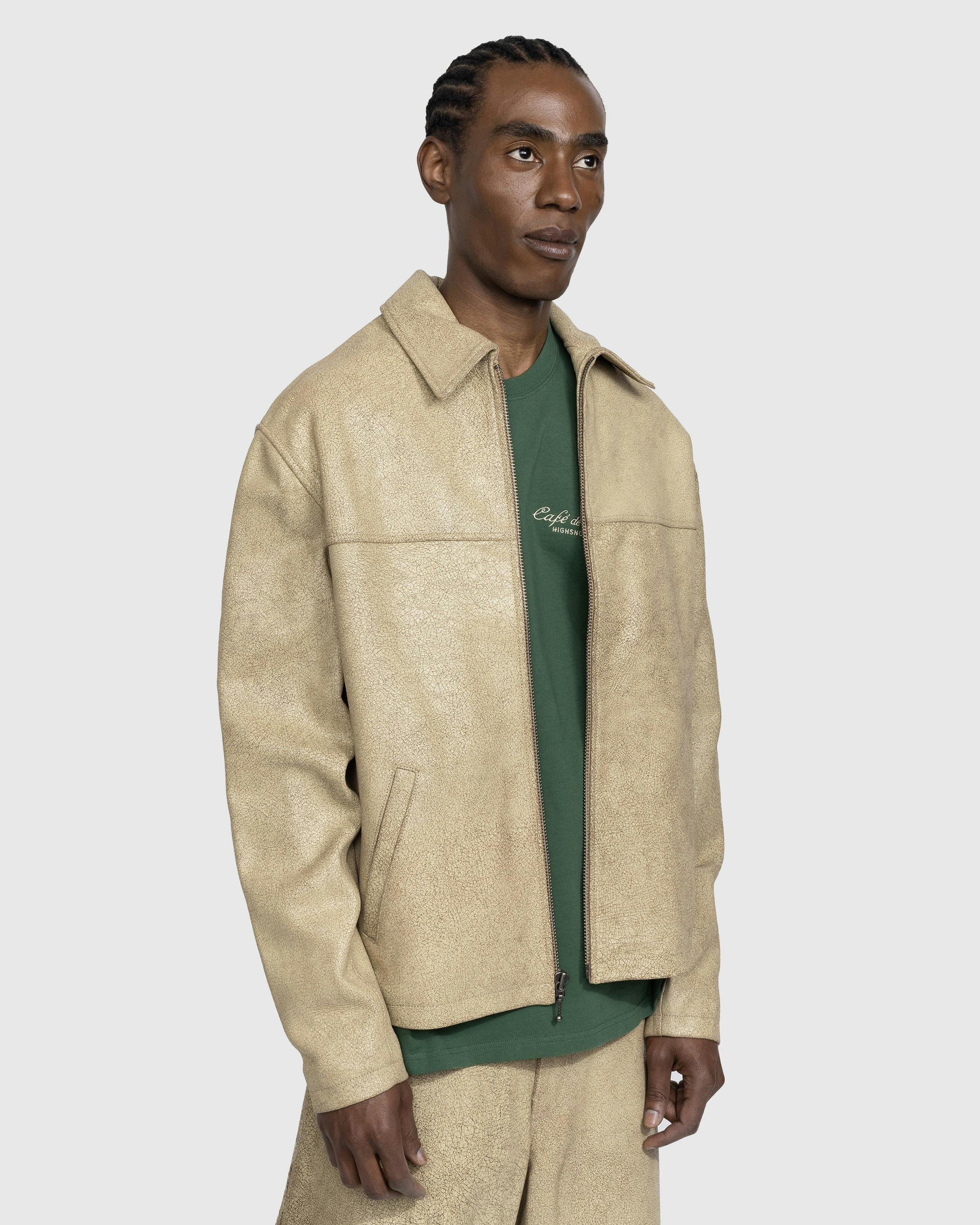 Guess USA - Crackle Leather Jacket Beige - Clothing - Beige - Image 2