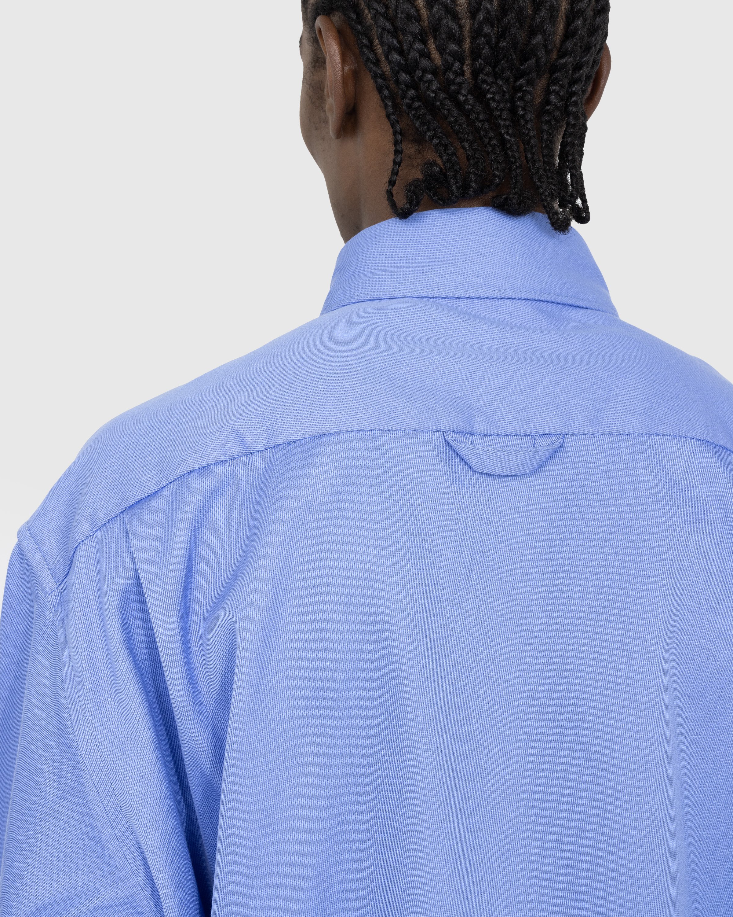 Acne Studios - Button-Up Overshirt Cornflower Blue - Clothing - Blue - Image 4