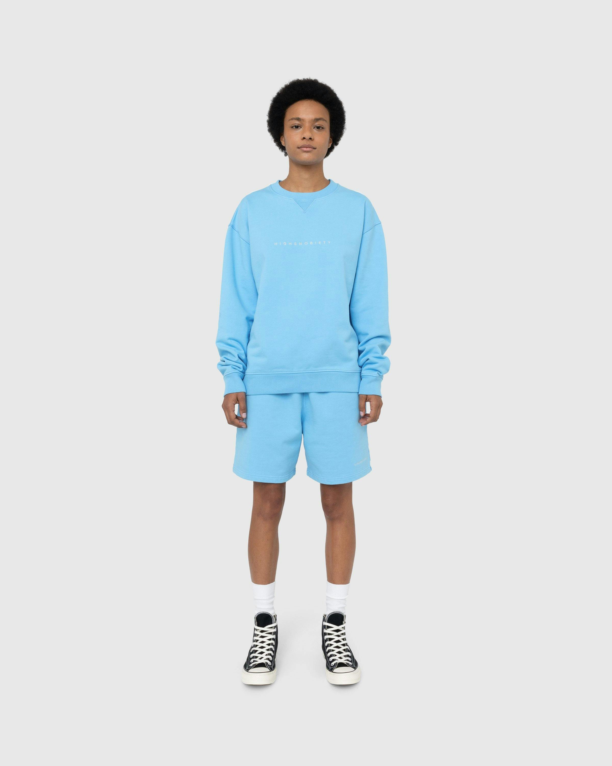 Highsnobiety - Staples Crew Sky Blue - Clothing - Blue - Image 6