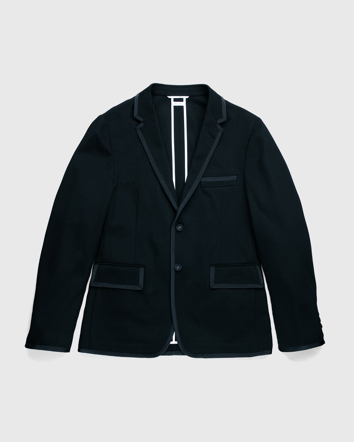Thom Browne x Highsnobiety - Men Deconstructed Sport Jacket Black - Clothing - Black - Image 1