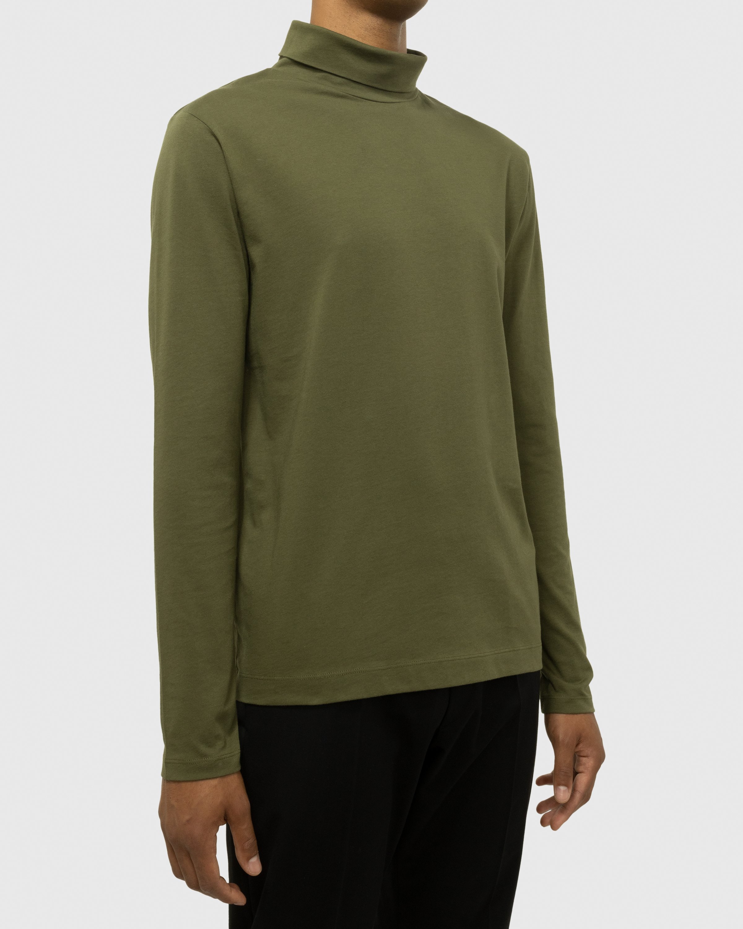 Dries van Noten - Heyzo Turtleneck Jersey Shirt Green - Clothing - Green - Image 3
