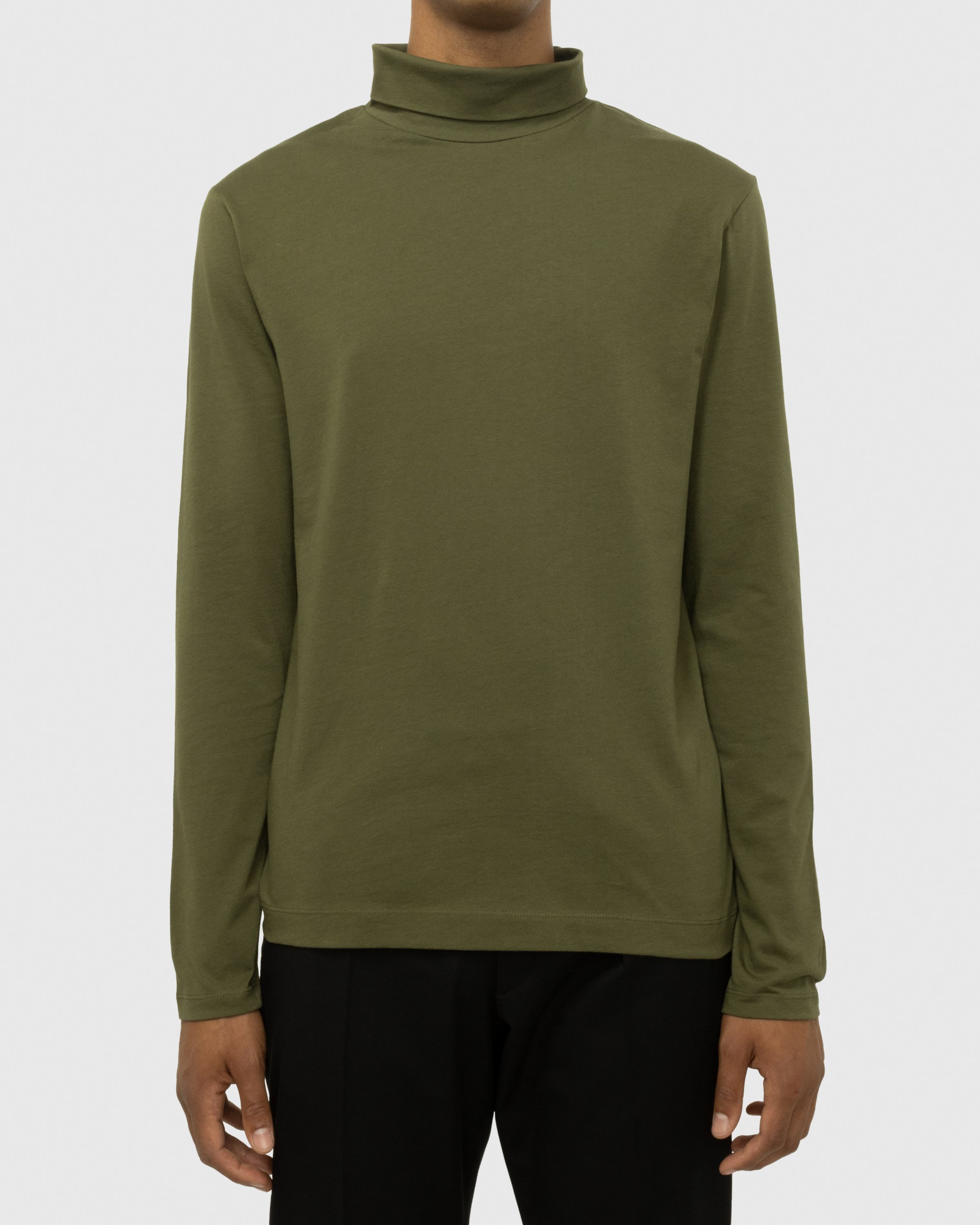 Dries van Noten - Heyzo Turtleneck Jersey Shirt Green - Clothing - Green - Image 4